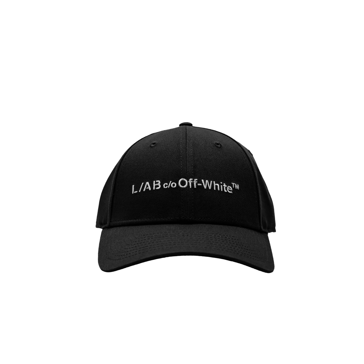 L/AB c/o Off-White™ Horizontal Embroidered Curved Brim Twill Cap card image