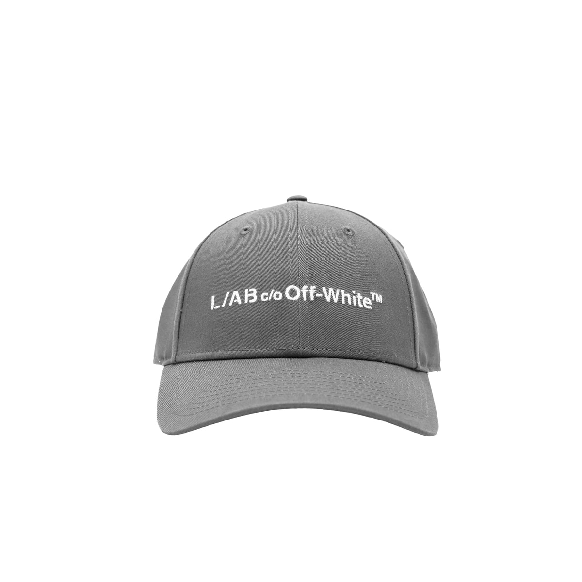 L/AB c/o Off-White™ Horizontal Embroidered Curved Brim Twill Cap card image