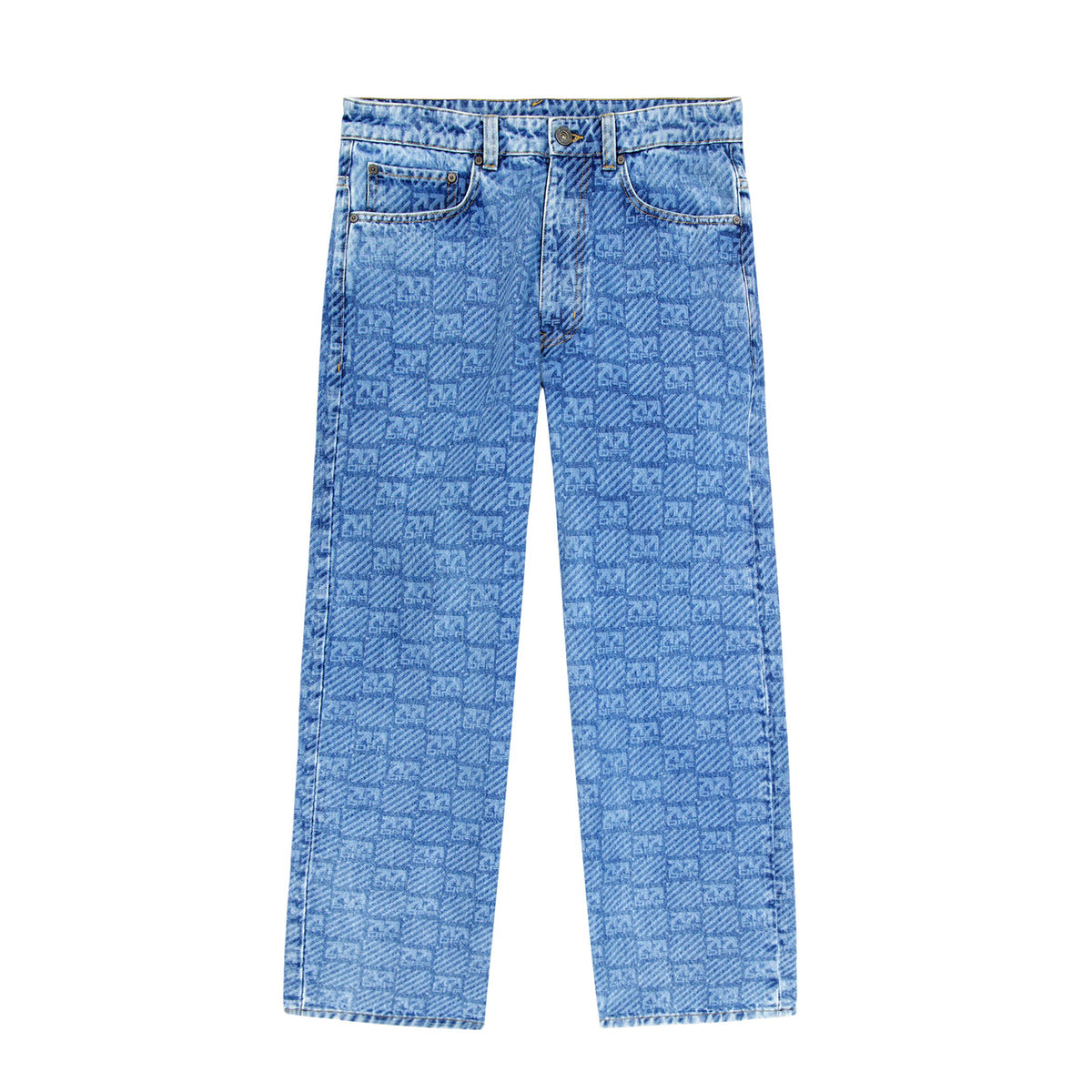 L/AB c/o Off-White™ Mens AOP Denim Jeans