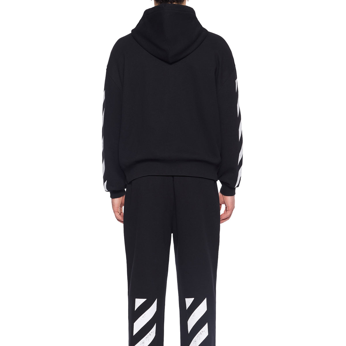 L/AB c/o Off-White™ Mens Diagonal Zip Hoodie