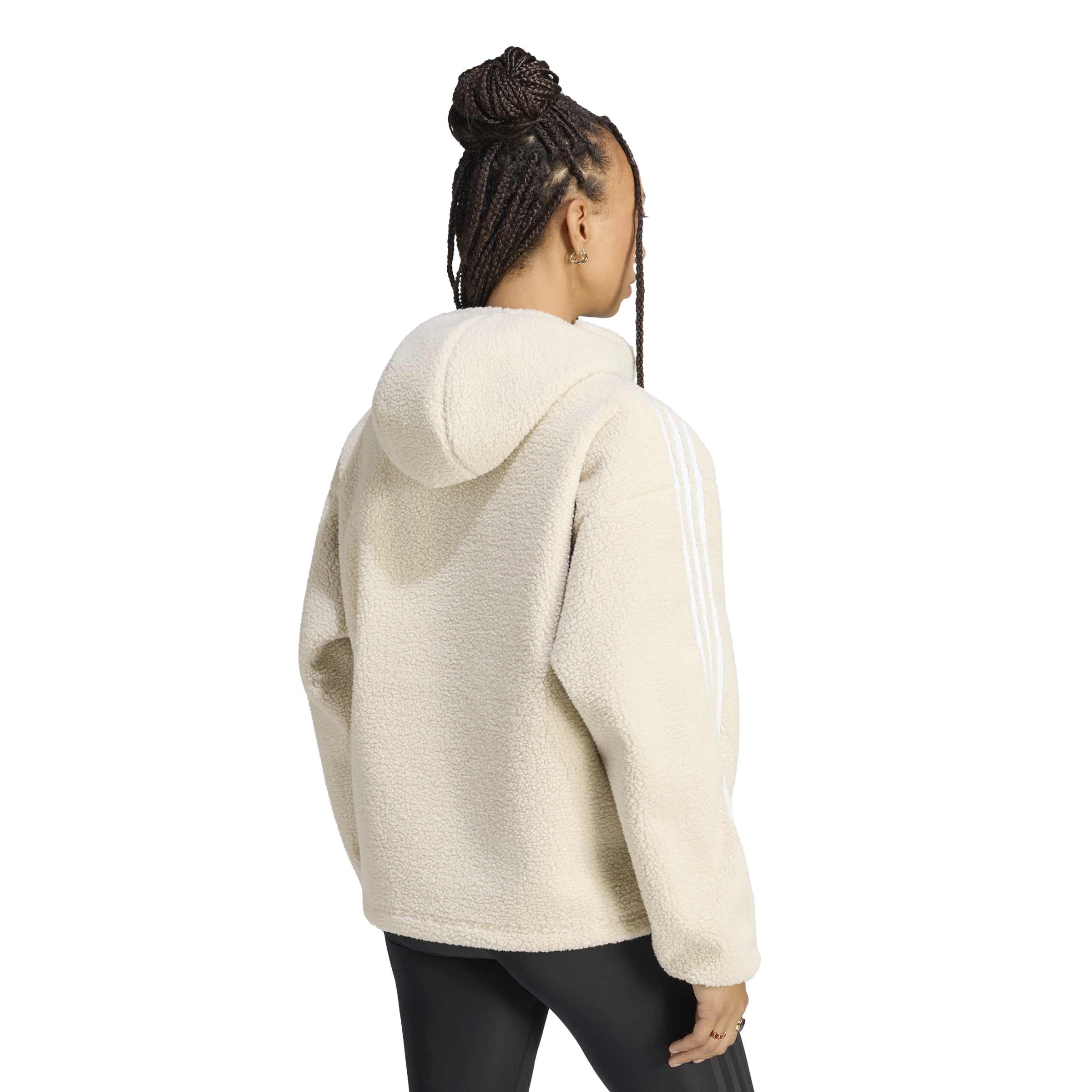 Adidas x Jennie Womens Fleece Hoodie Jacket