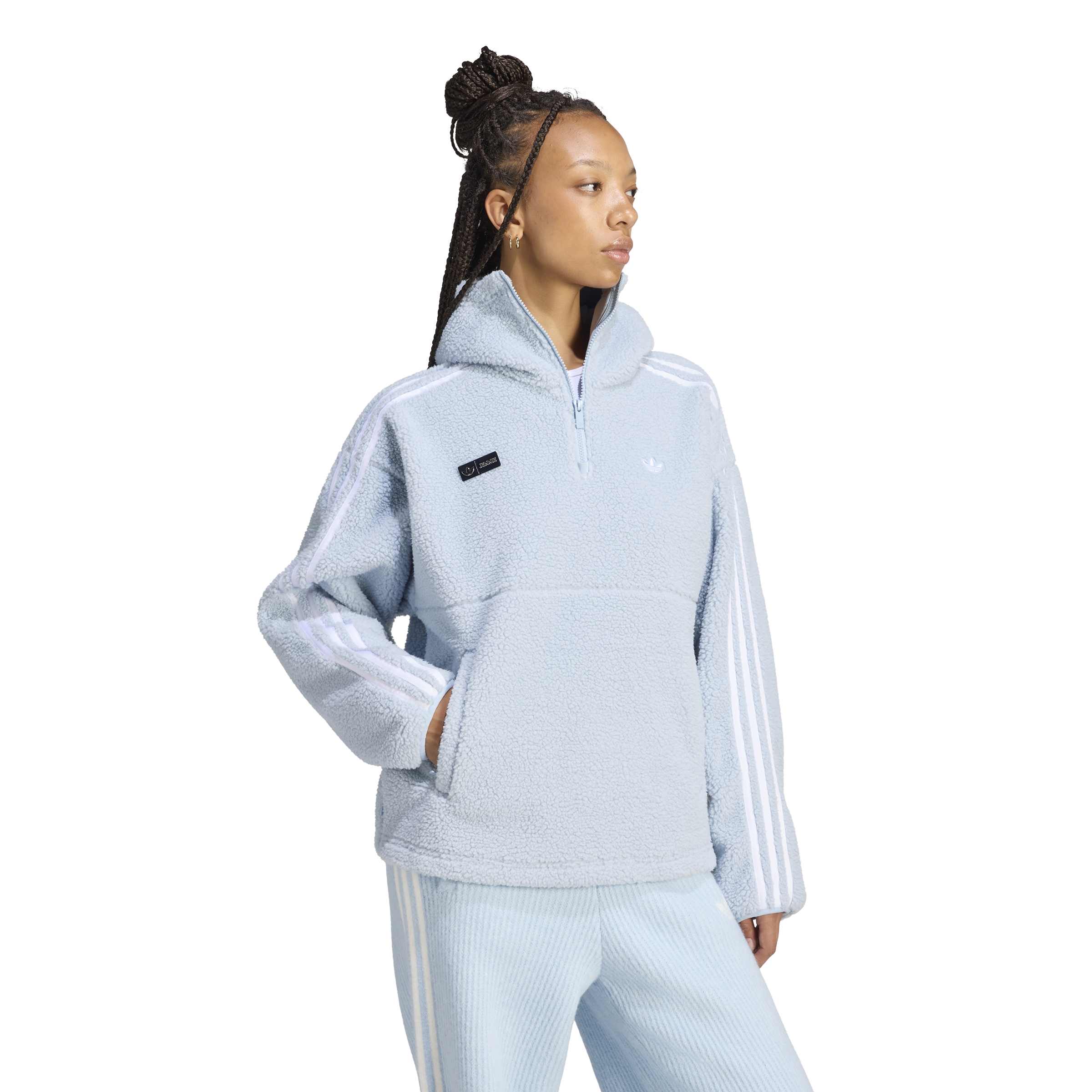 Adidas x Jennie Womens Fleece Hoodie Jacket