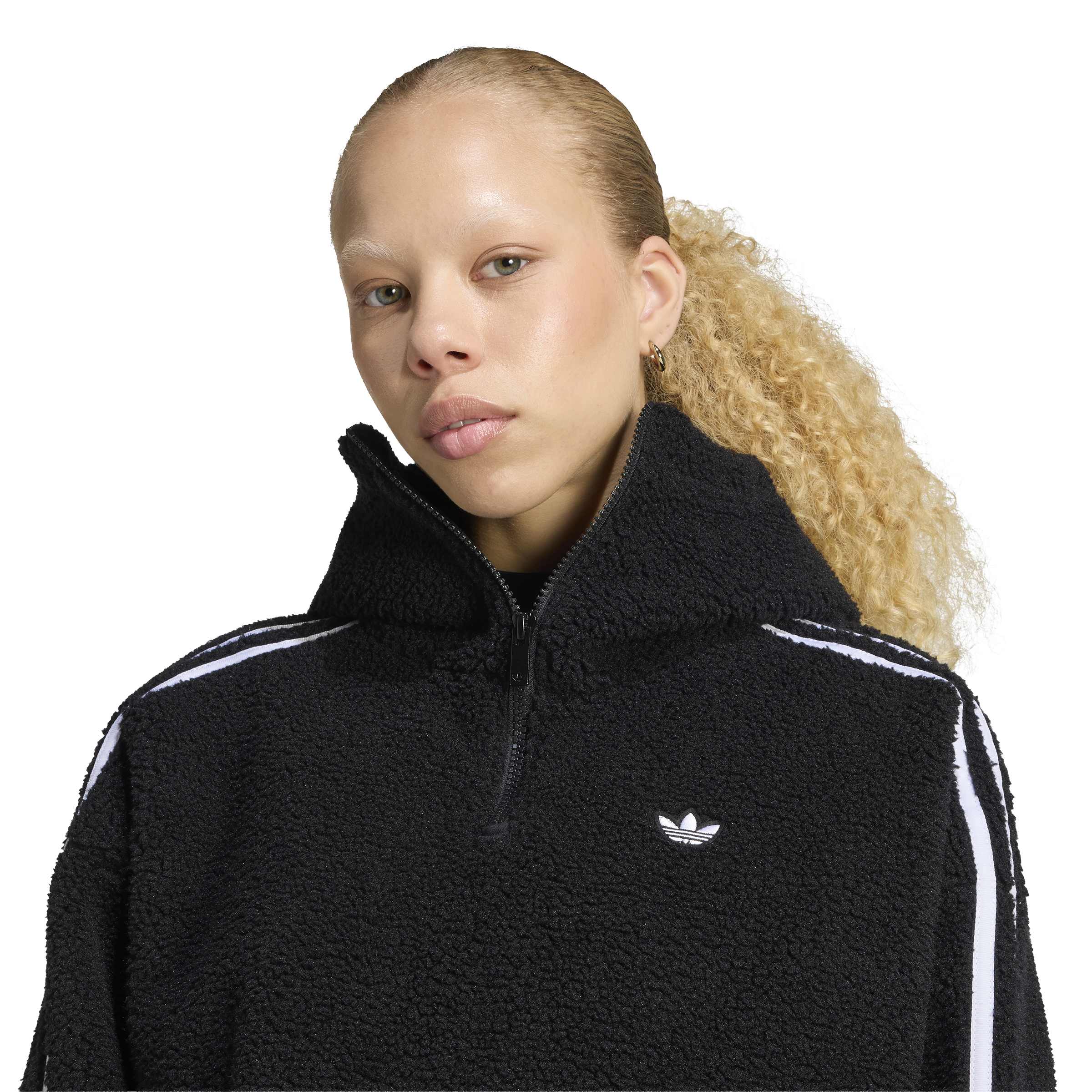 Adidas x Jennie Womens Fleece Hoodie Jacket