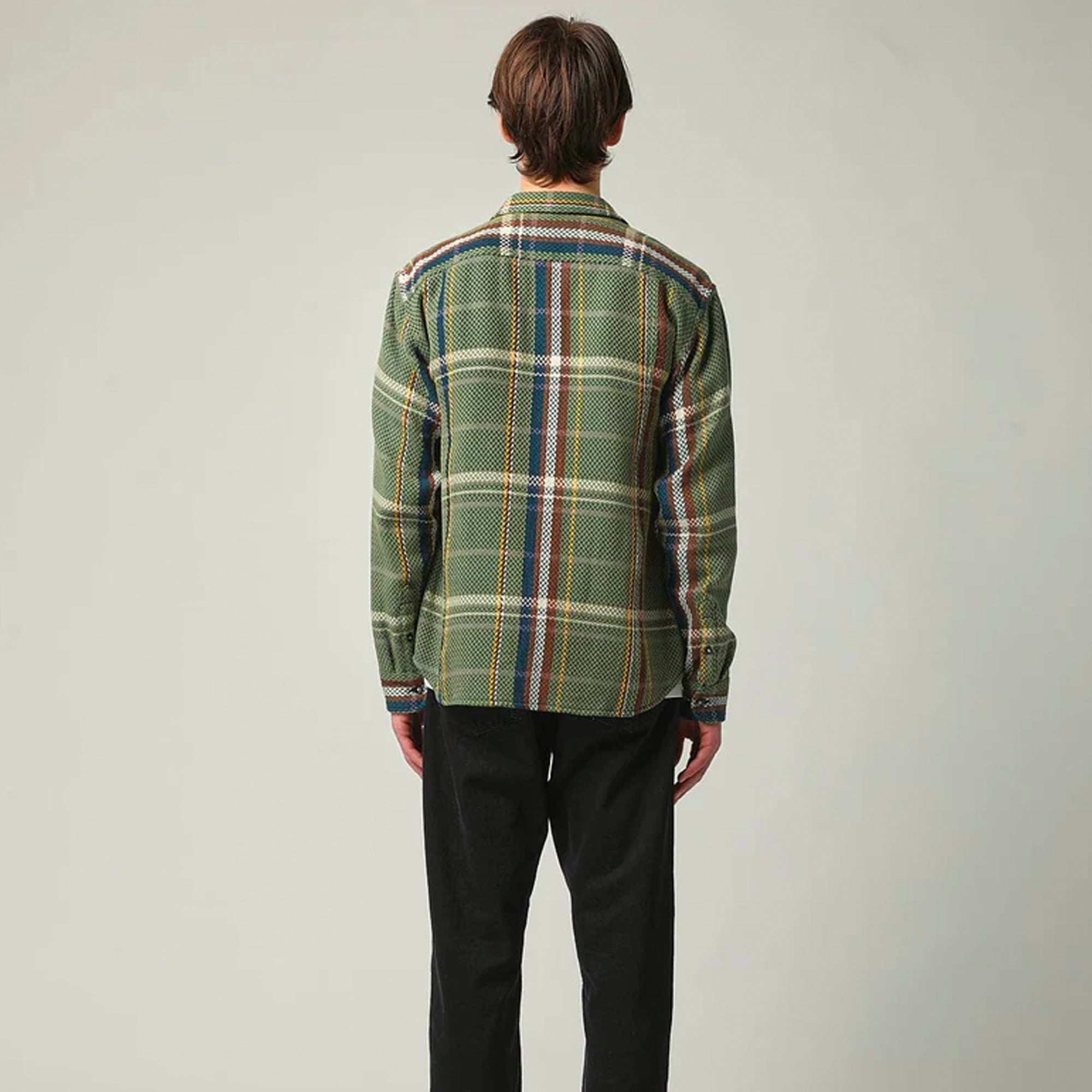 Corridor Mens Acid Plaid Cabin LS Shirt