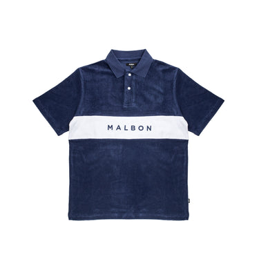 Malbon Golf Mens Clearwater Terry Polo Shirt