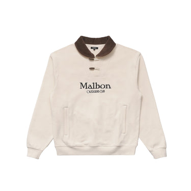 Malbon Golf Mens Flint Shawl Crewneck