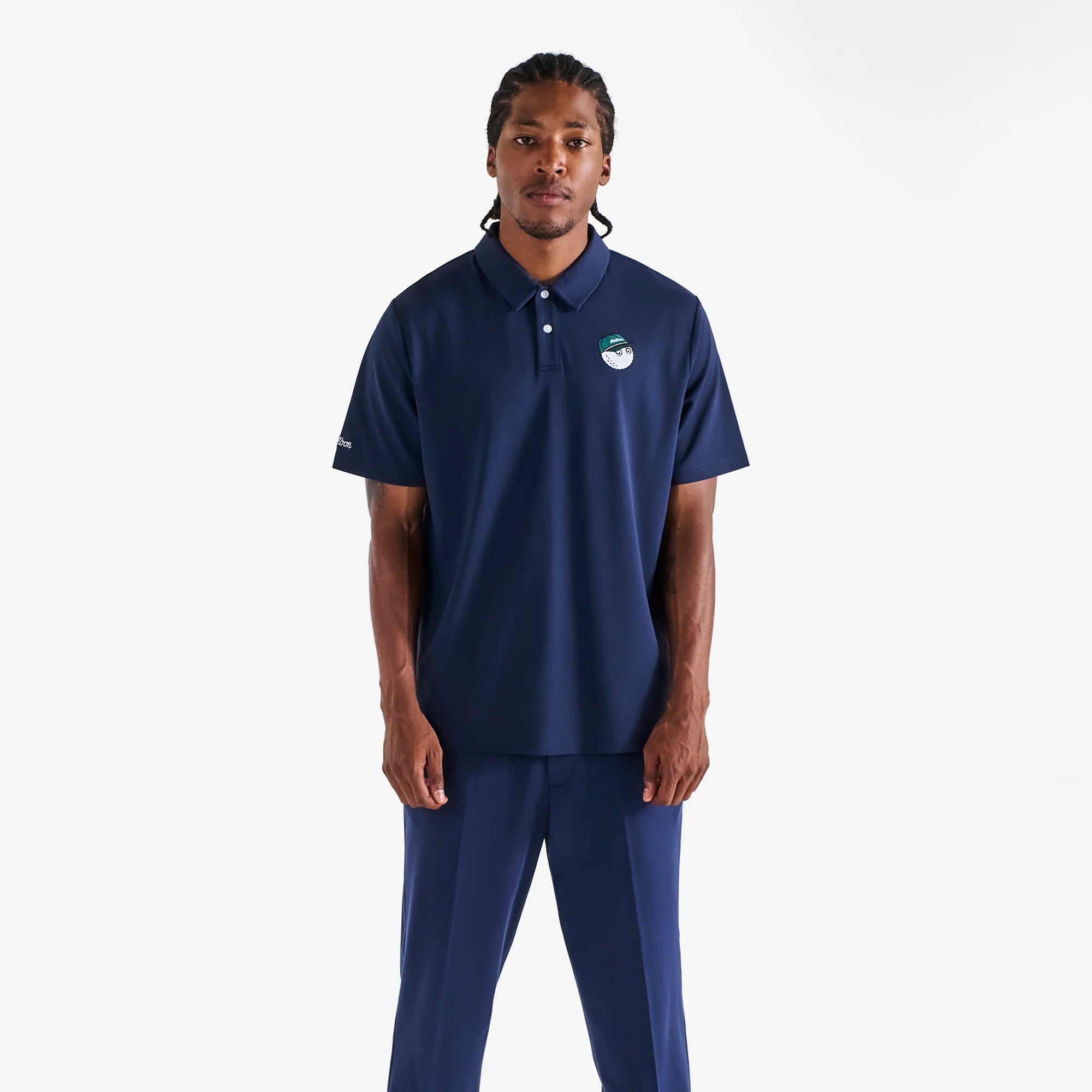 Malbon Golf Mens Fairway Baldwin Polo Shirt