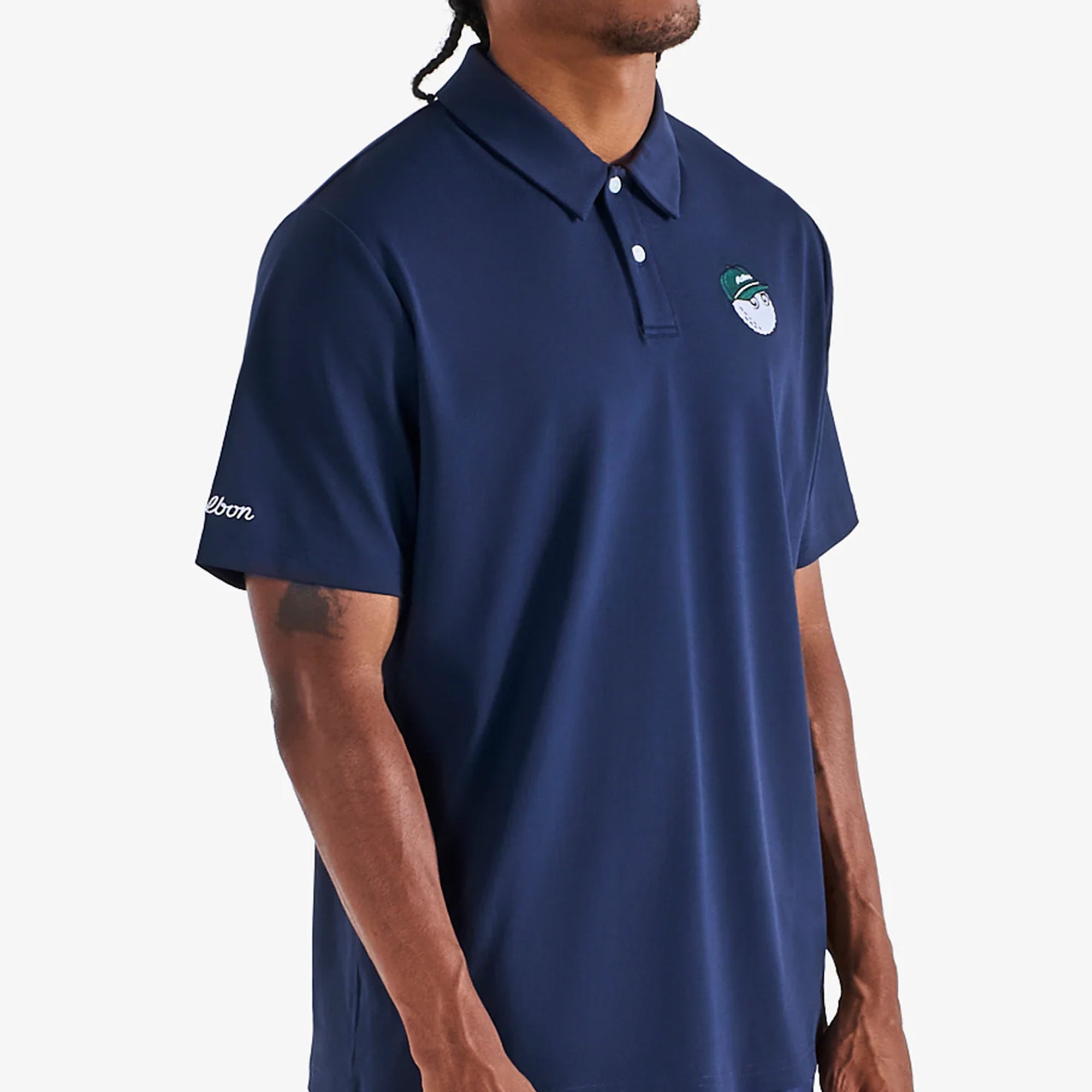 Malbon Golf Mens Fairway Baldwin Polo Shirt