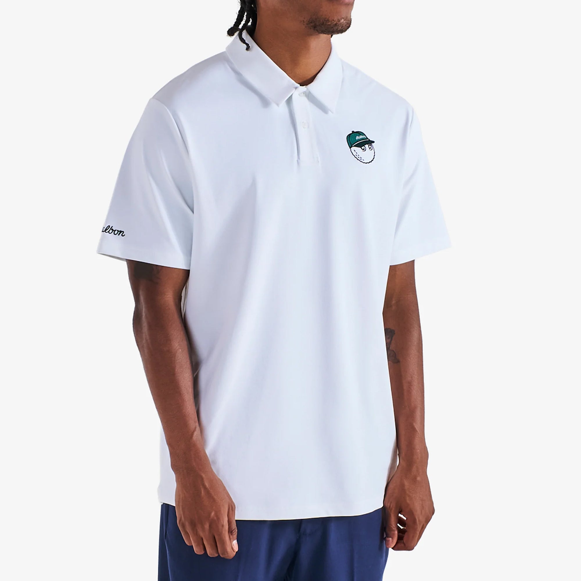 Malbon Golf Mens Fairway Baldwin Polo Shirt