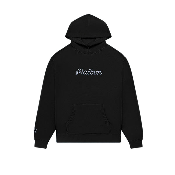 Malbon メンズ HOODIE TROPHY MALBON M-9237 パーカー ウェア マルボンゴルフ Lサイズ 黒 パーカー GOLF メンズウェア