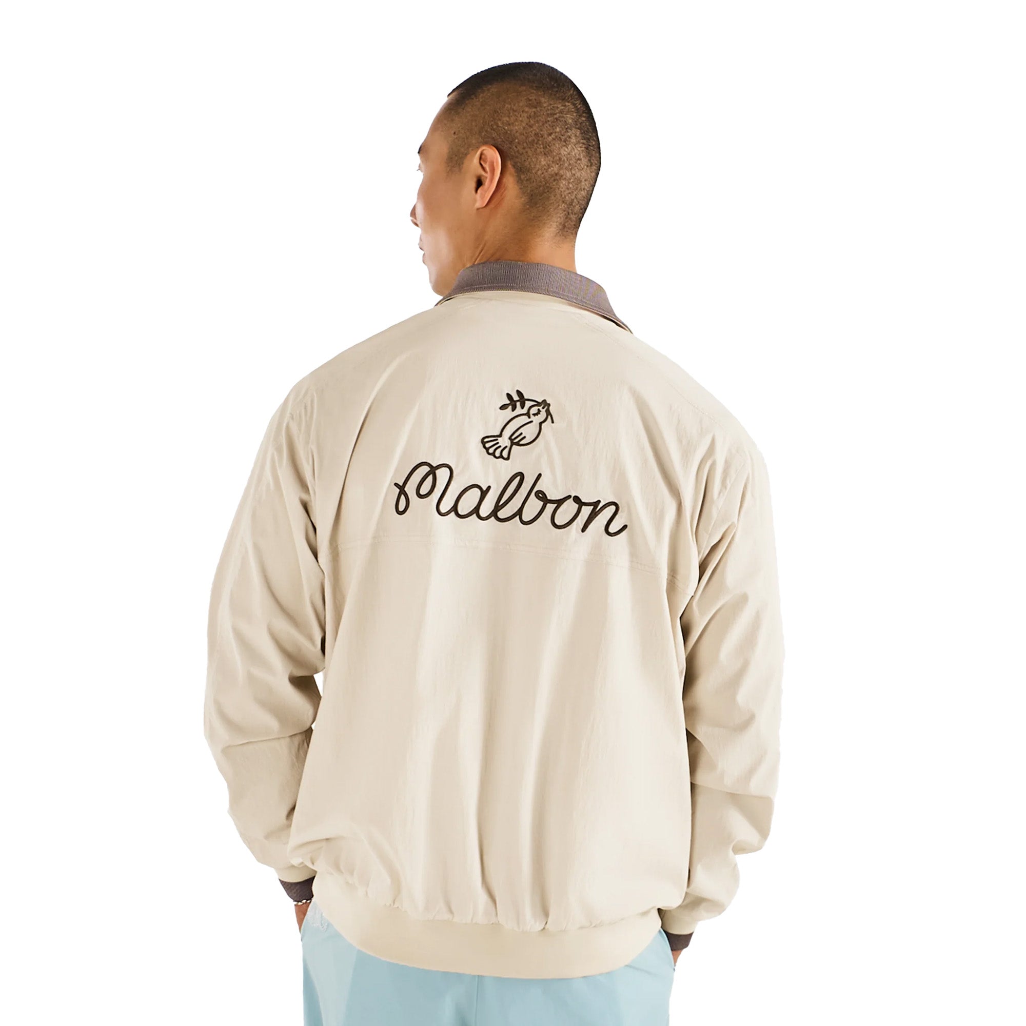 Malbon Golf Mens Dove Pullover Shirt