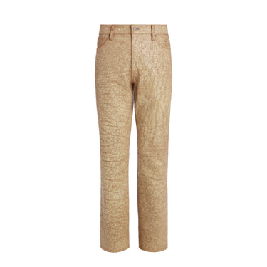 Guess USA Mens Crackle Leather Flare Pants