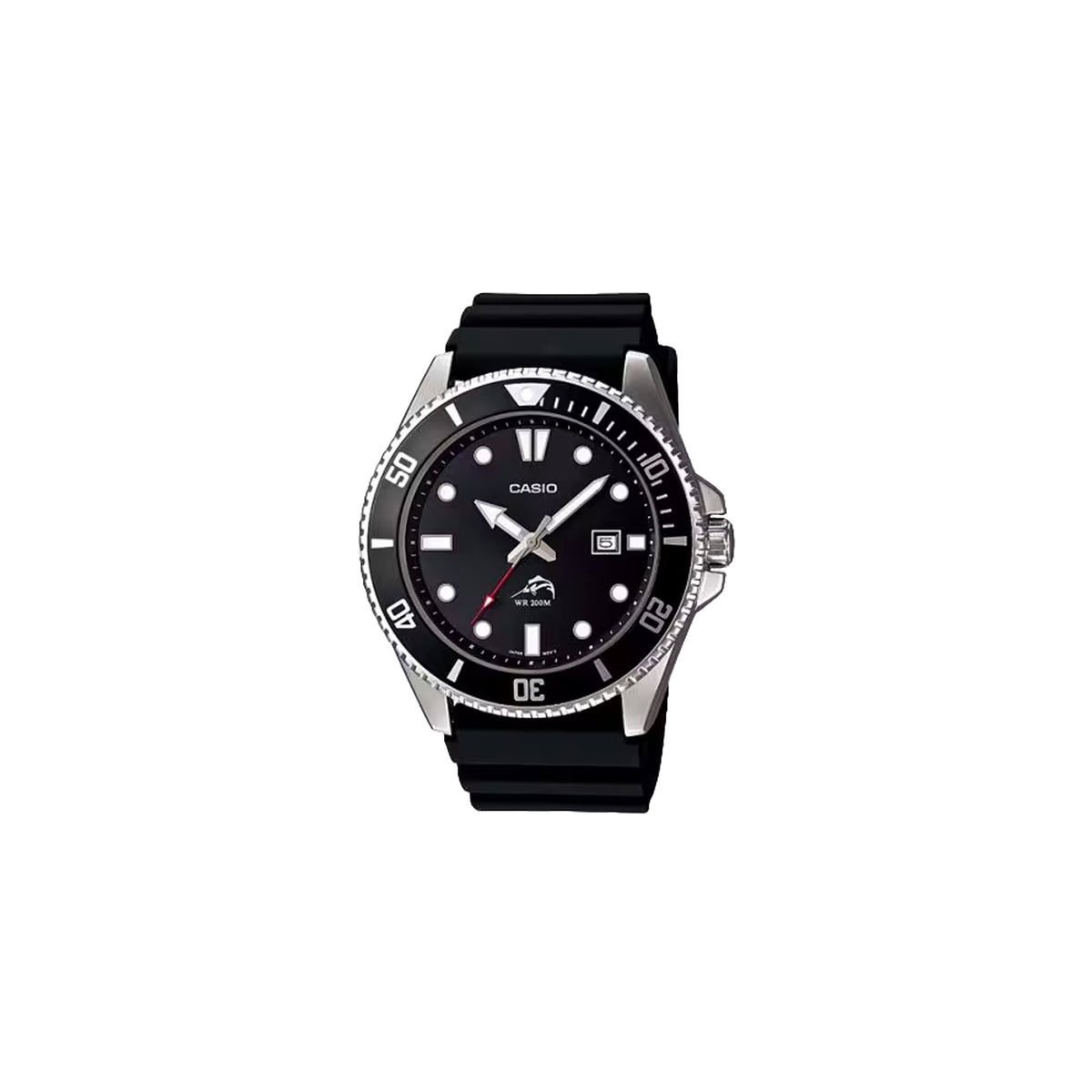 Women\'s MDV106 Series | Unisex Analog Watch | 200M WR Casio MDV106-1AV, Duro, Custom Magnifier Window, S/steel  main image 2