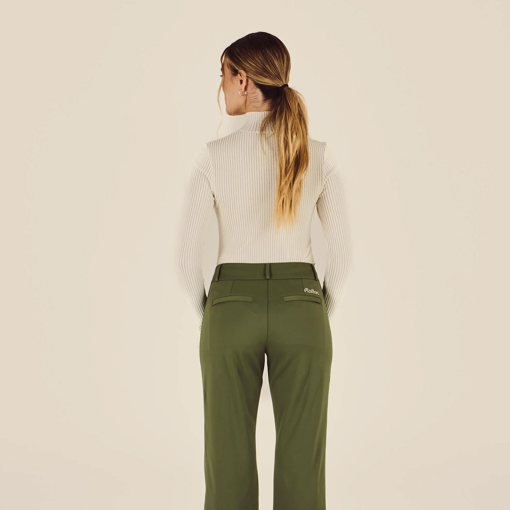 Malbon Golf Womens Monika Turtleneck Shirt