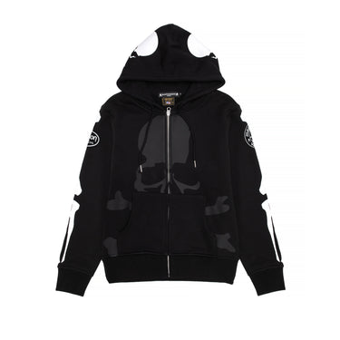 Mastermind WORLD x Vanson Mens Bone Zip Hoodie