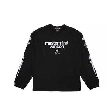 Mastermind WORLD x Vanson Mens Bone L/S (Boxy Fit) Tee