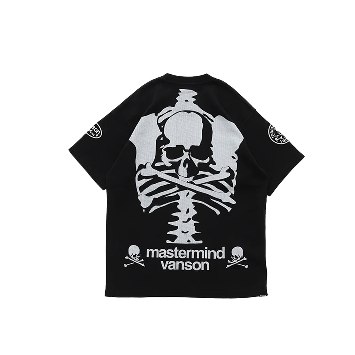 Mastermind WORLD x Vanson Mens Thermal Short Sleeve Regular Fit Tee