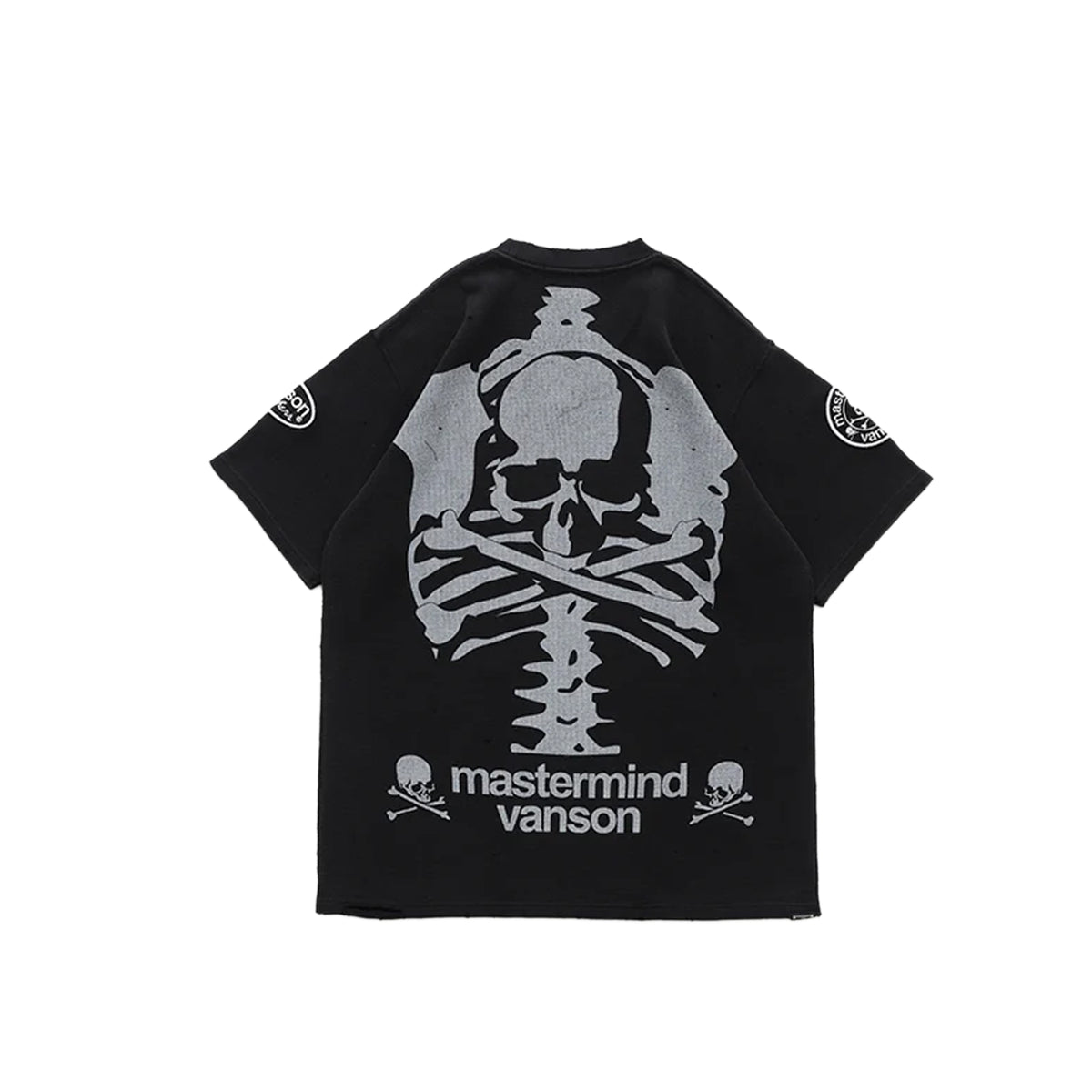 Mastermind WORLD x Vanson Mens Thermal Short Sleeve Regular Fit Tee