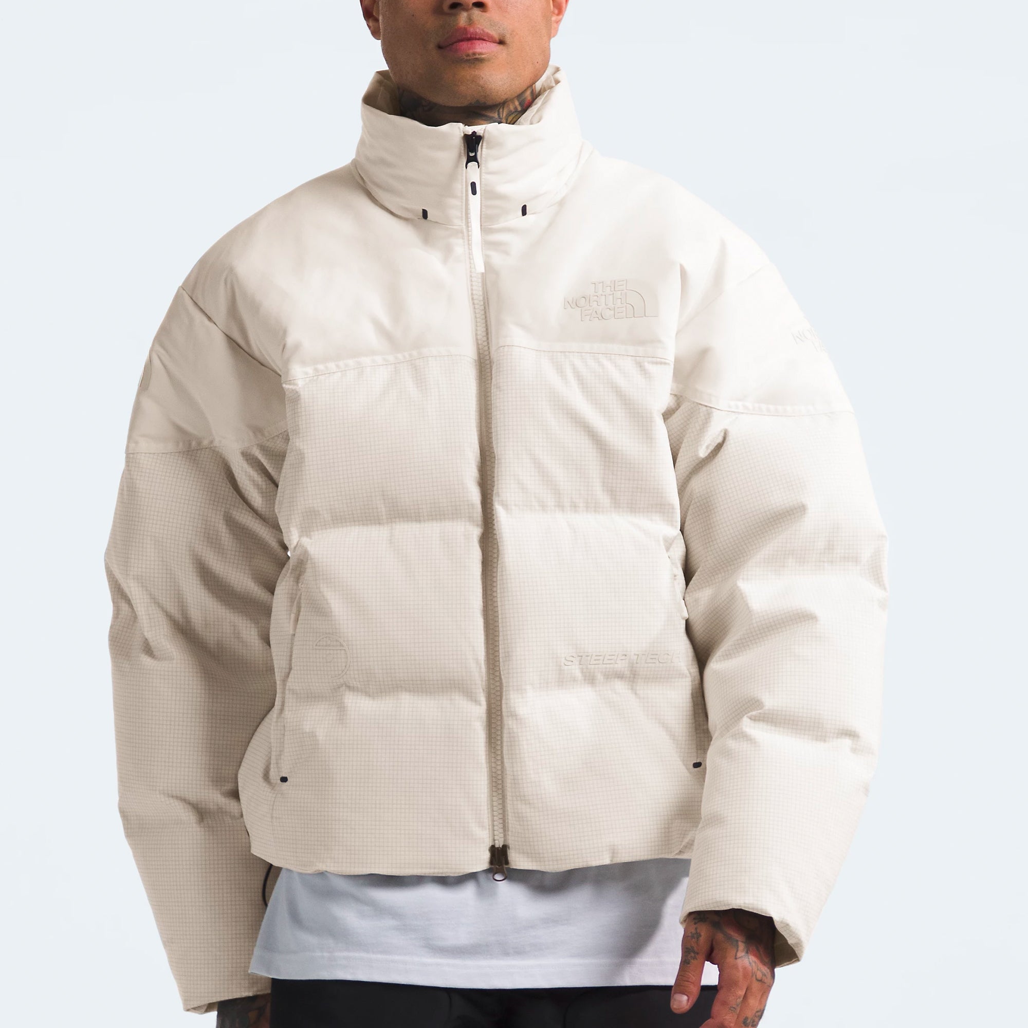 The North Face Mens RMST Steep Tech Nuptse Down Jacket – Extra Butter