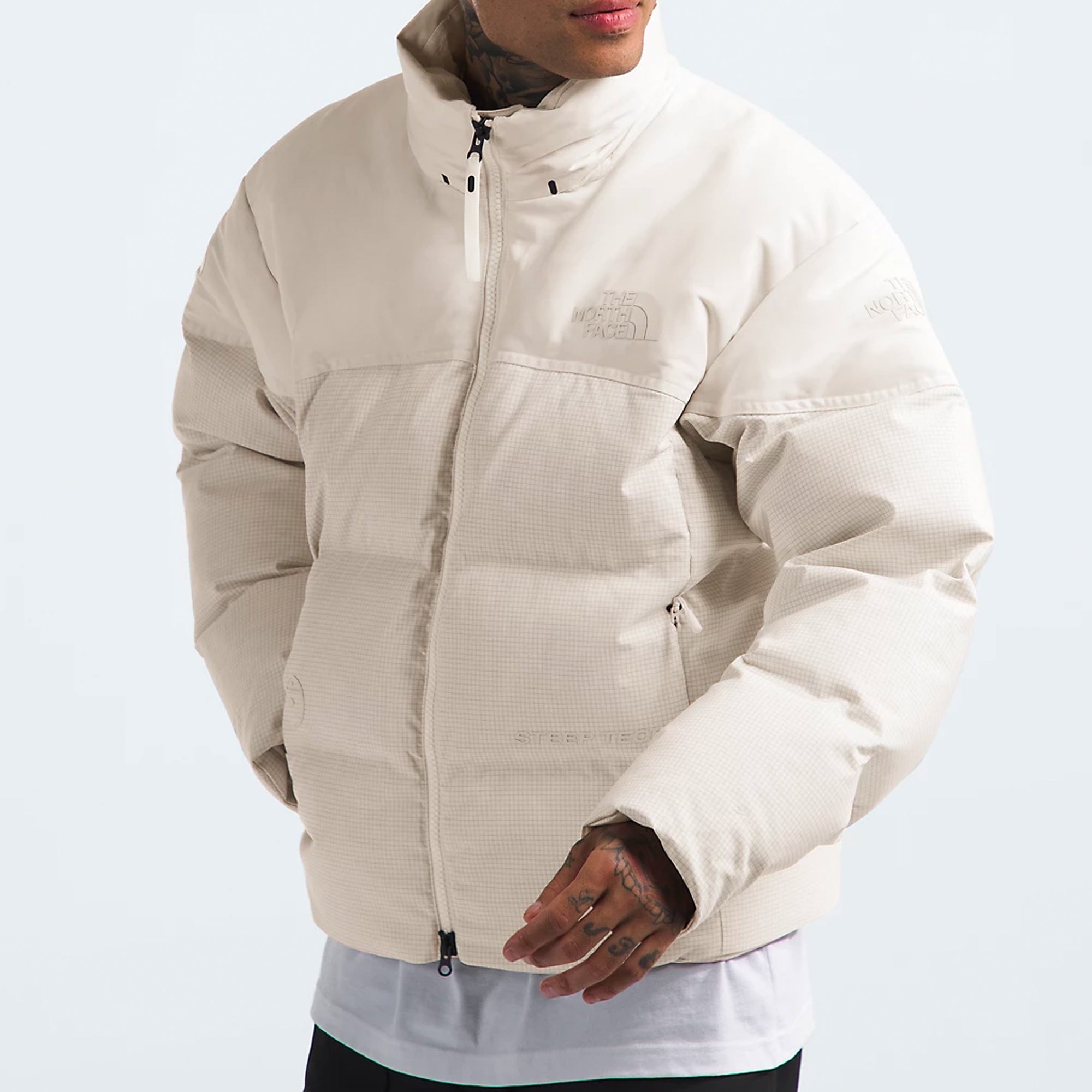 The North Face Mens RMST Steep Tech Nuptse Down Jacket – Extra Butter