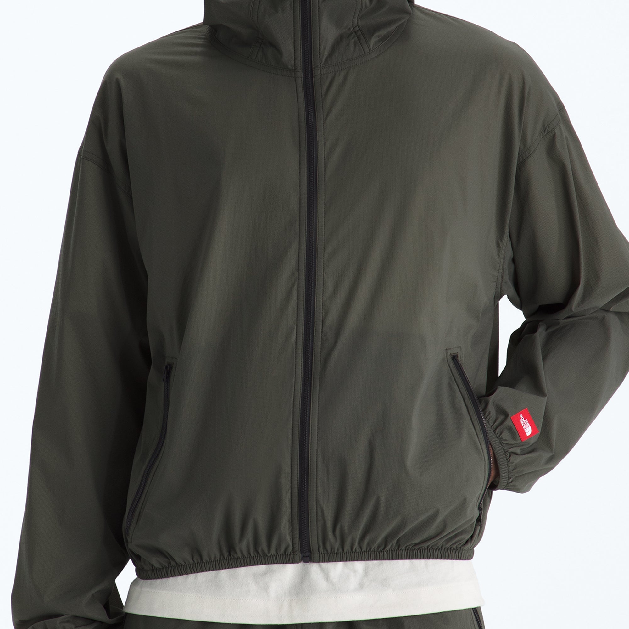 The North Face Mens Red Box Packable Hooded Wing Jacket