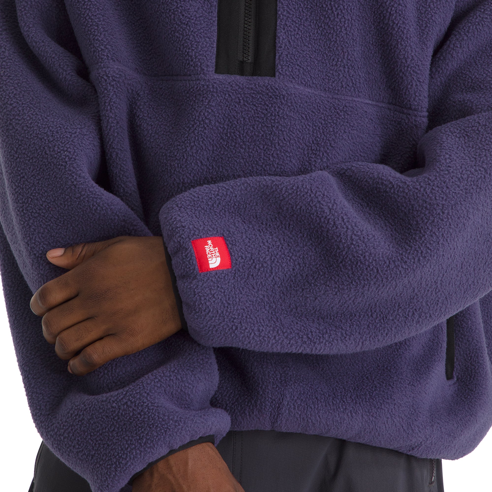 The North Face Mens Red Box Zip Fleece Pullover