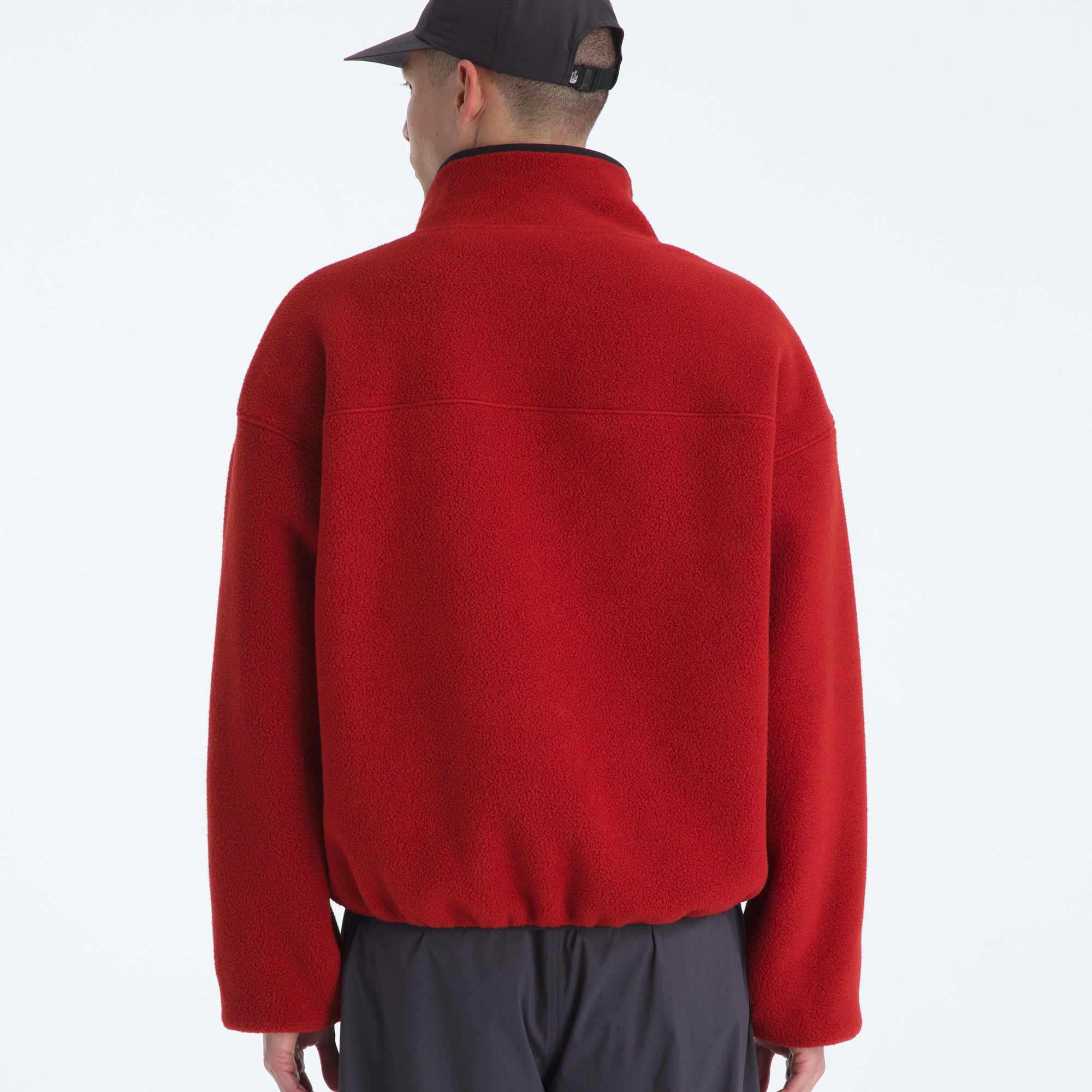 The North Face Mens Red Box Zip Fleece Pullover