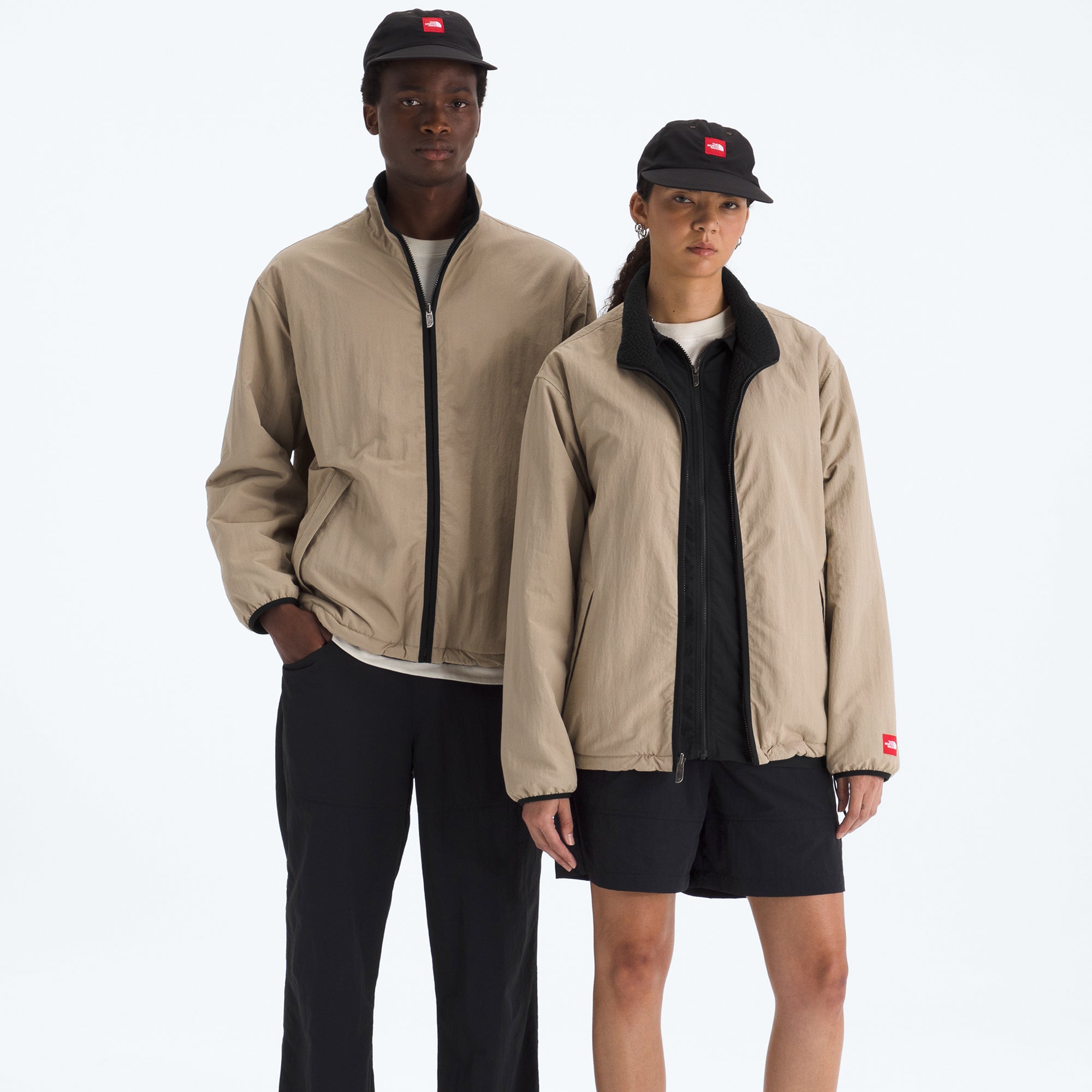 The North Face Mens Red Box Reversible Fleece Jacket