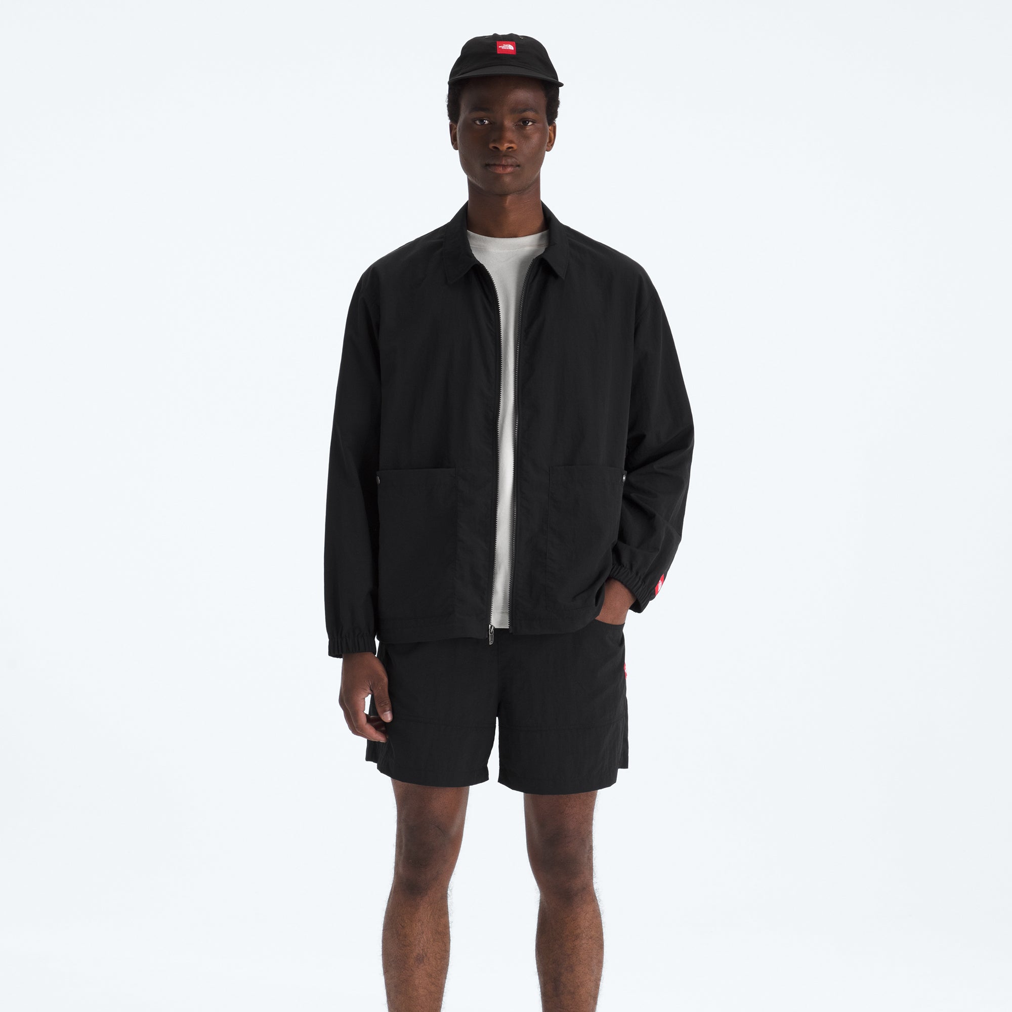 The North Face Mens Red Box Nylon Belted Short