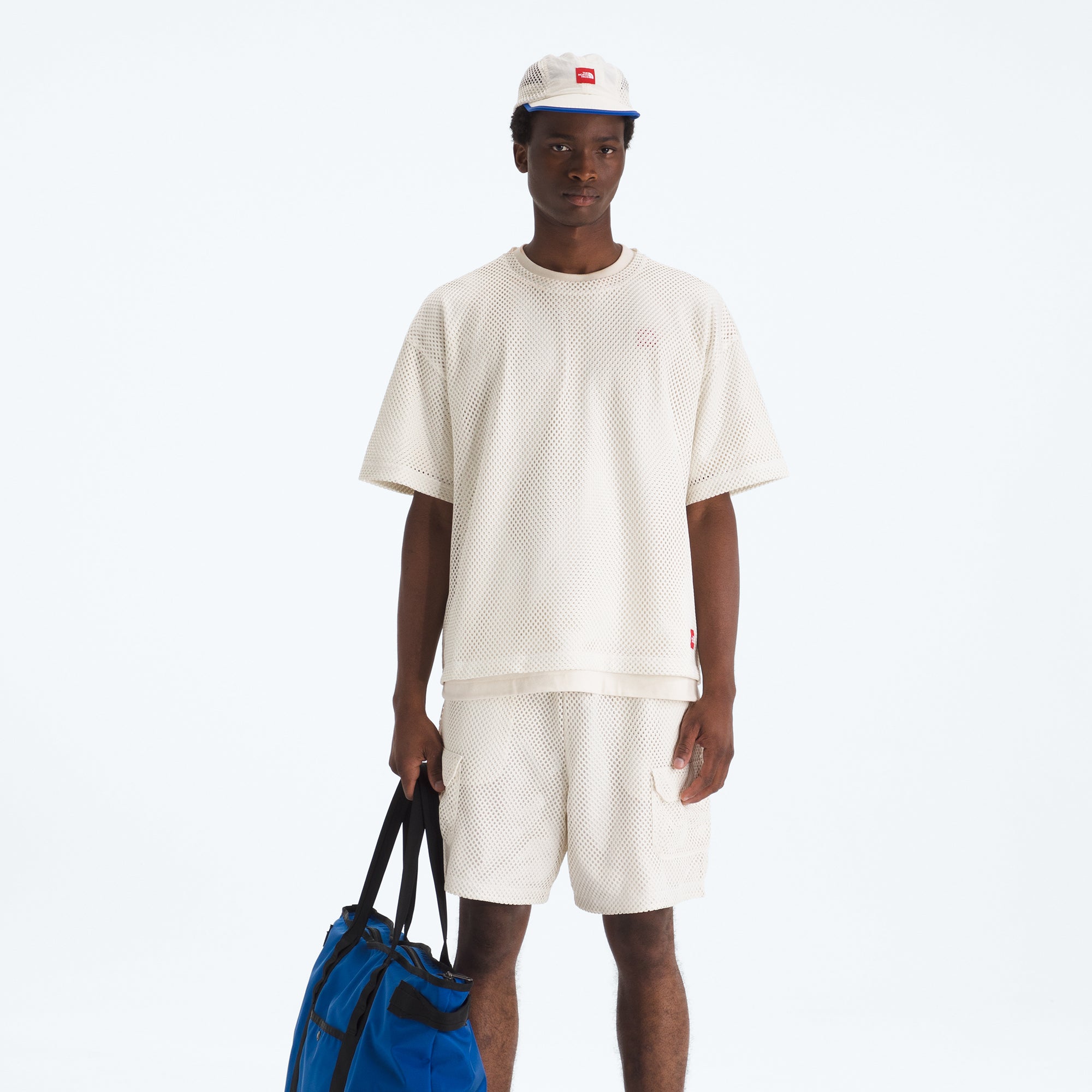 The North Face Mens Red Box Mesh Tee