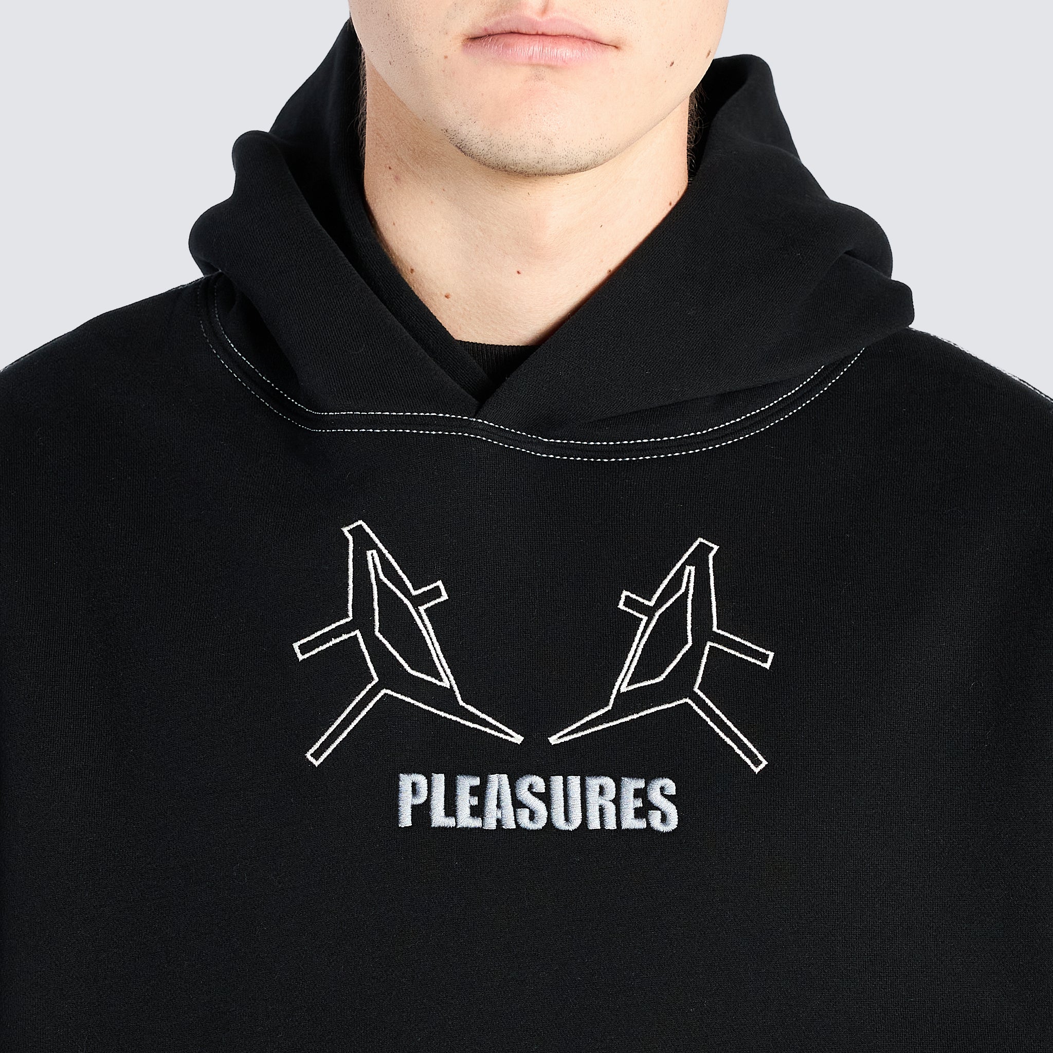 Pleasures Mens Artificial Human Hoodie