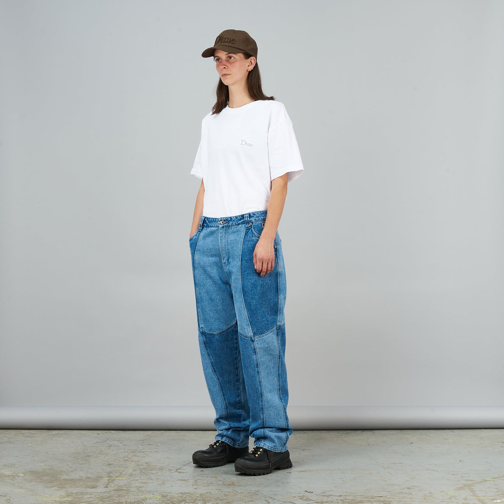 Dime Mens Blocked Relaxed Denim Pants – Extra Butter