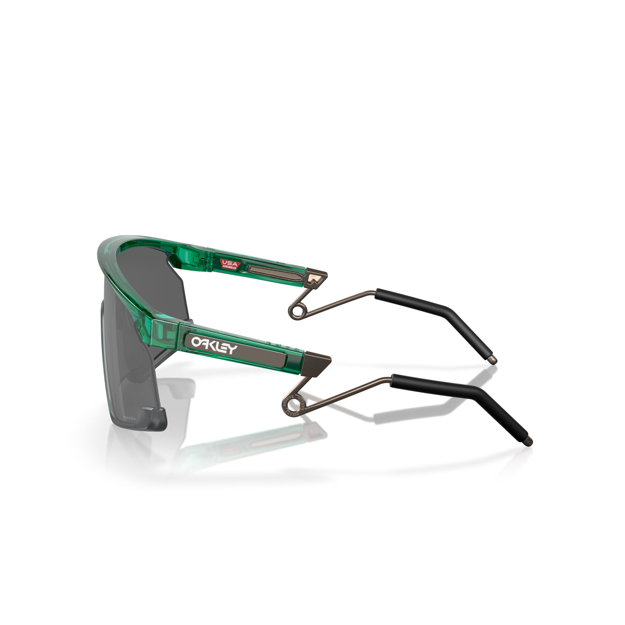 Oakley BXTR Metal Trans Viridian W/ Prizm Black Sunglasses