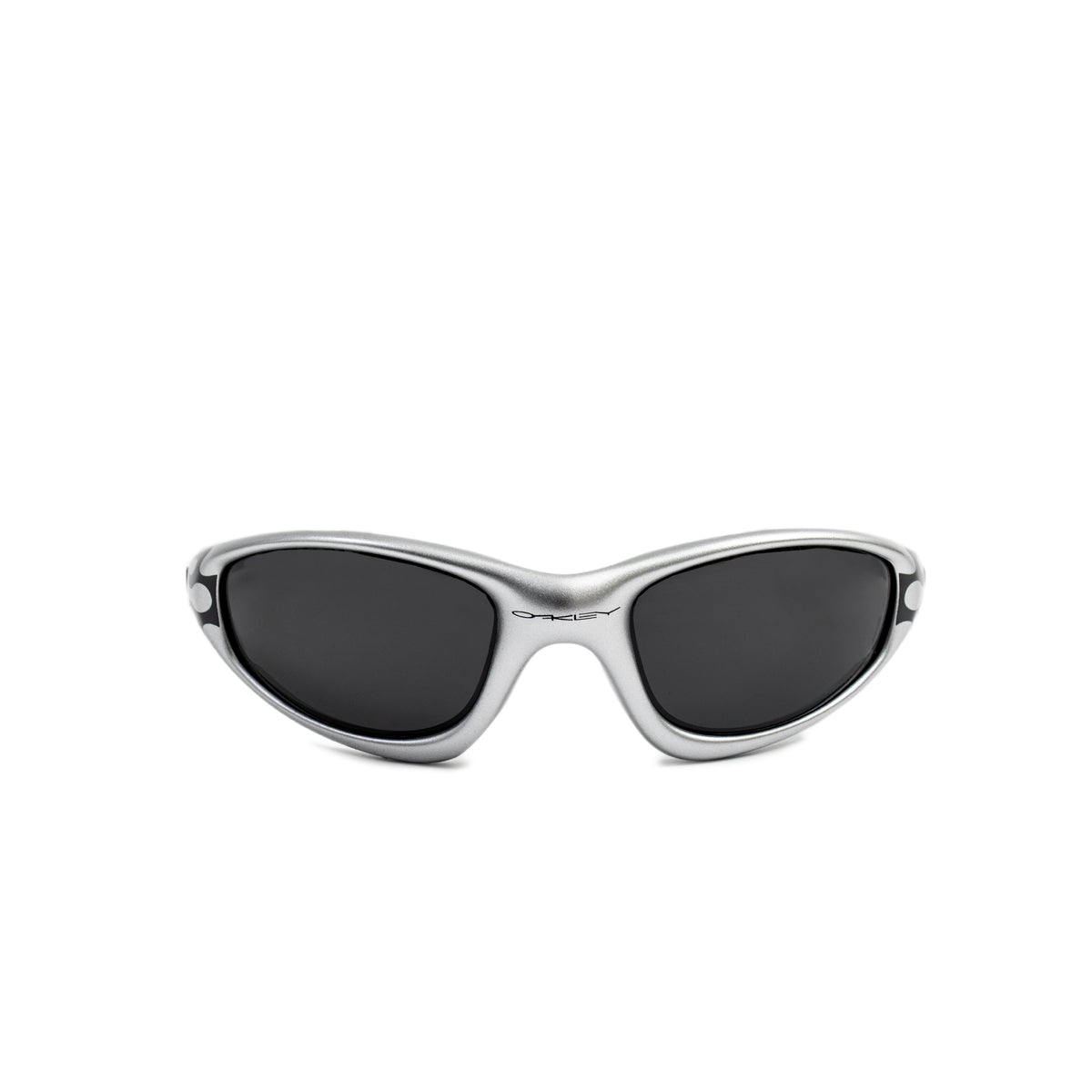 Oakley MUZM Straight Jacket 99 X-Silver Flames w/ Prizm Black 