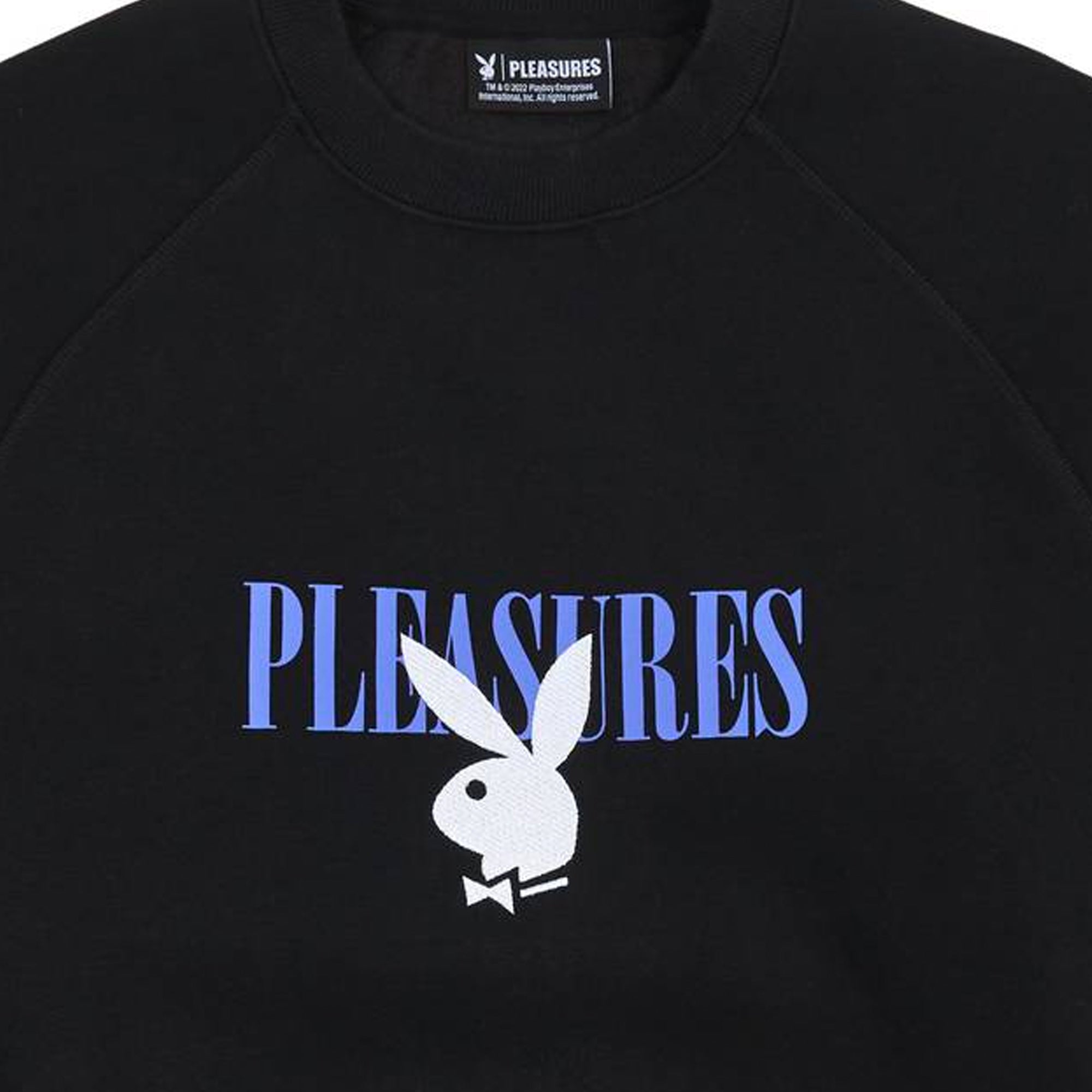 Pleasures x Playboy Mens Bunny Logo Crewneck