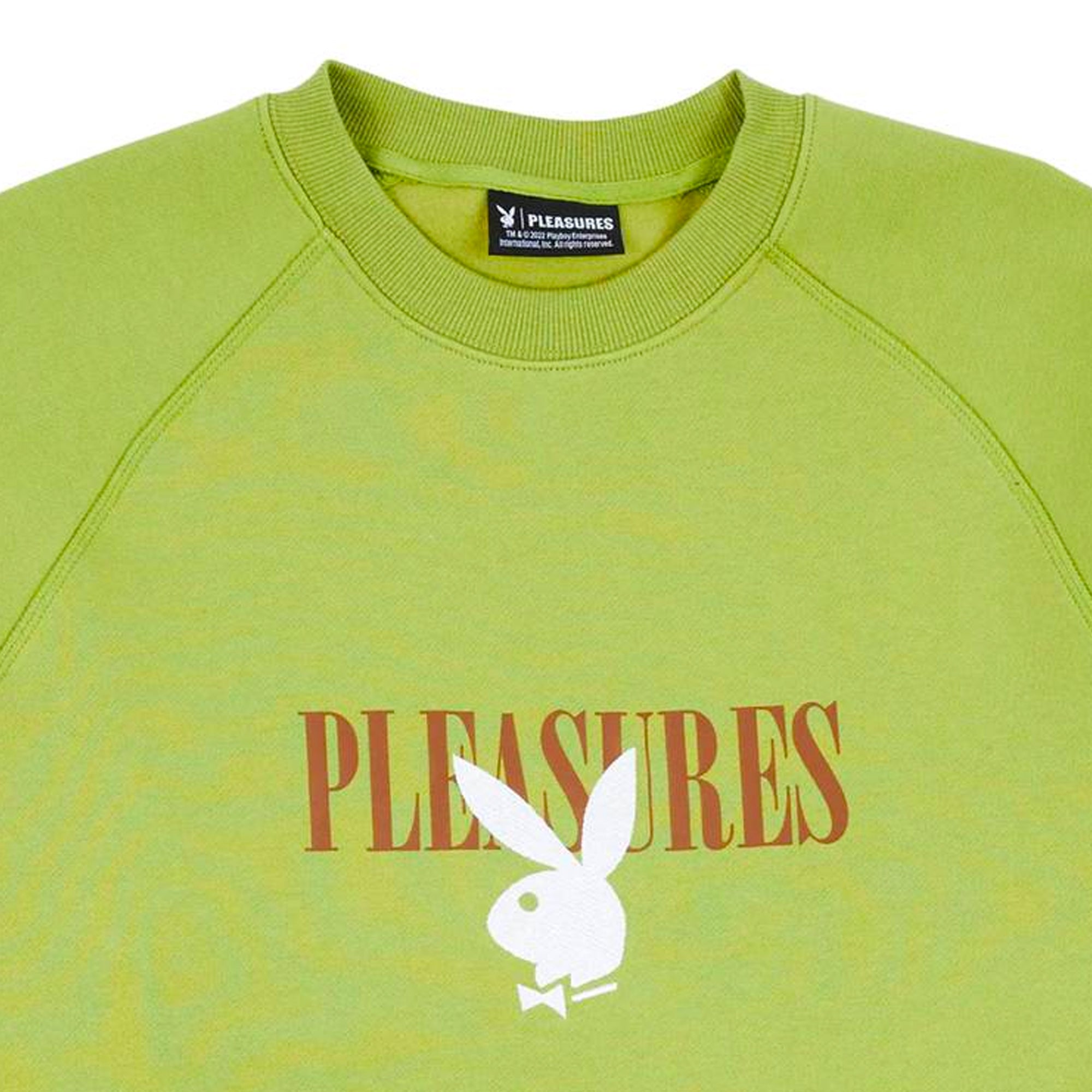 Pleasures x Playboy Mens Bunny Logo Crewneck