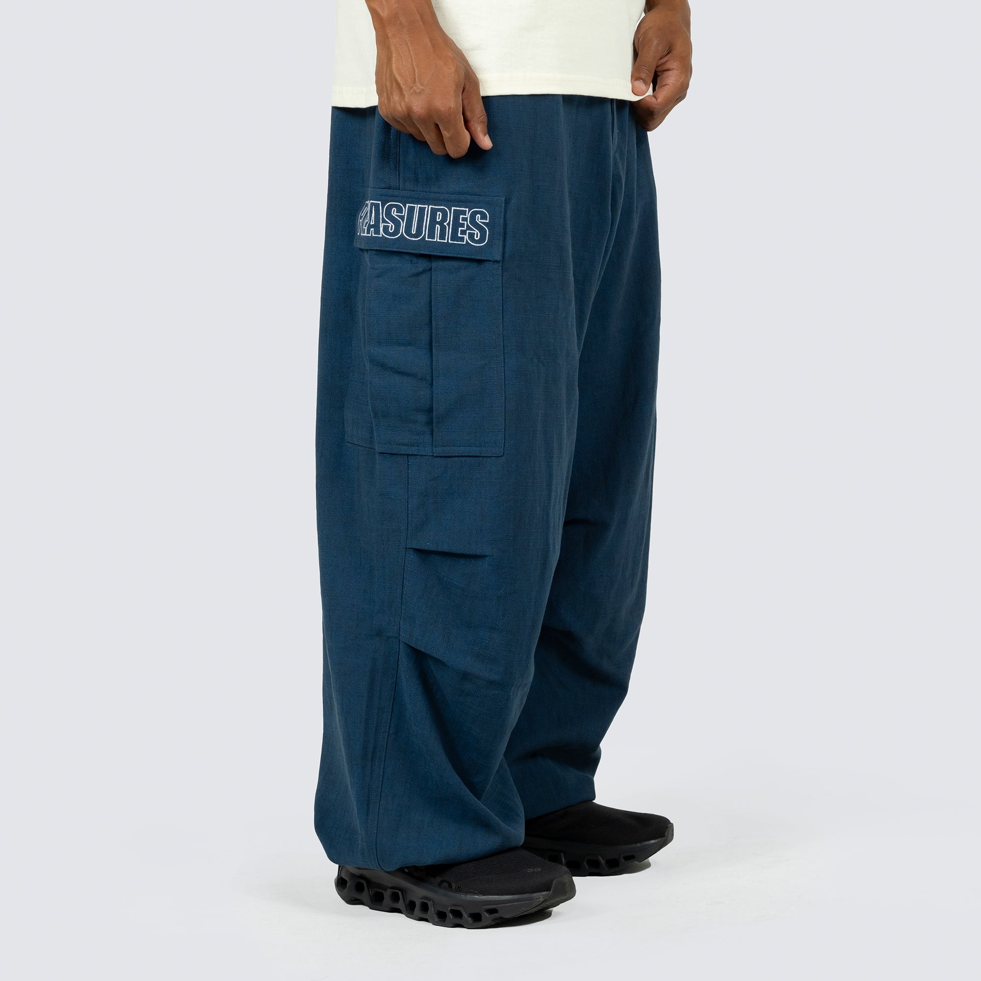 Pleasures Mens Visitor Wide Fit Cargo Pants