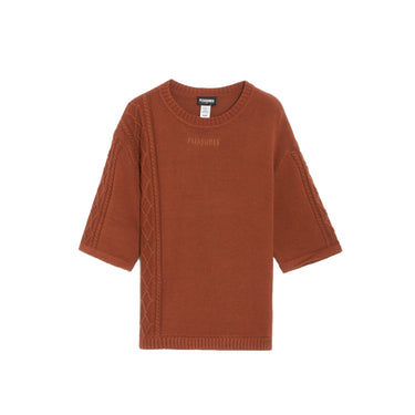 Pleasures Mens Charlie Mock Neck Knit Shirt