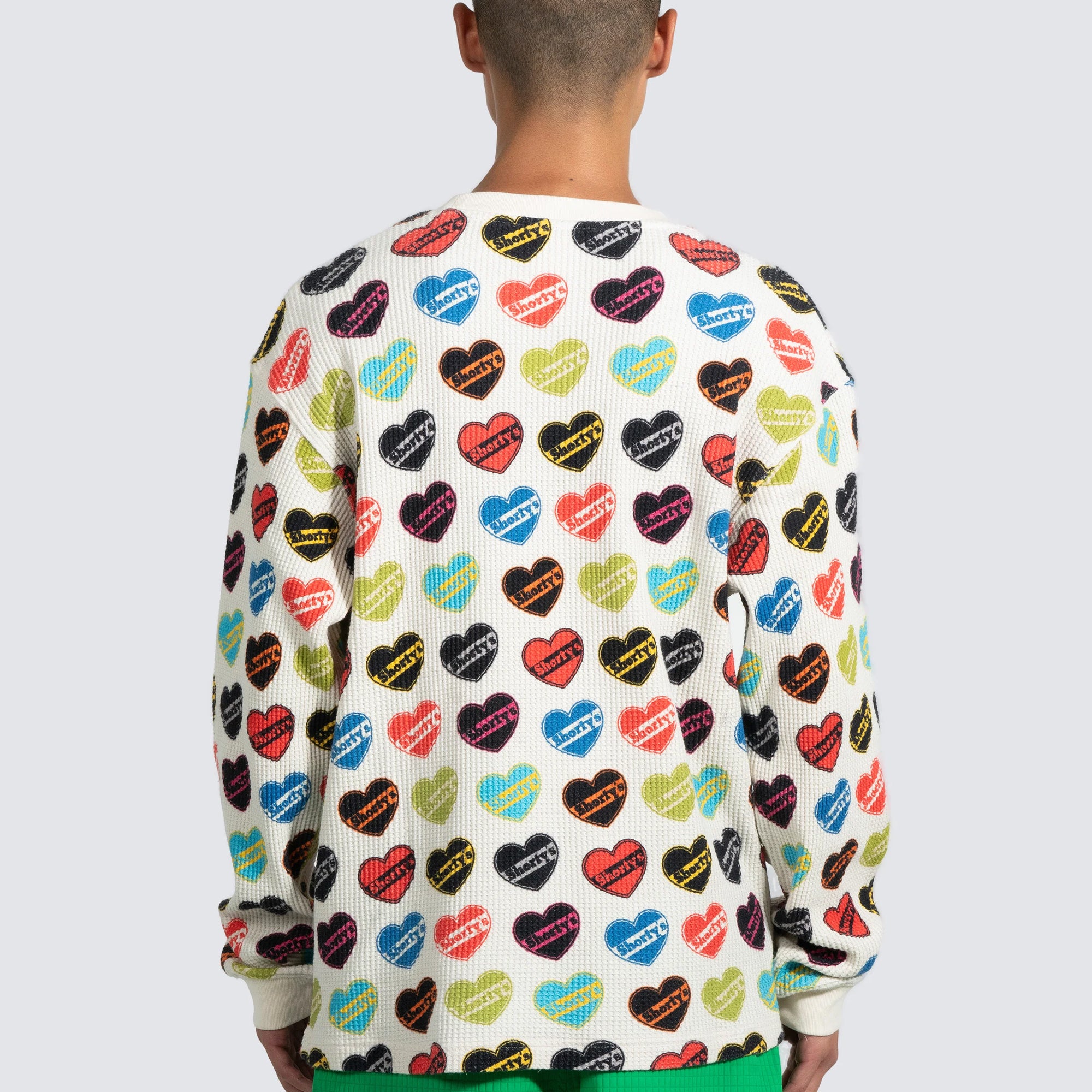 Pleasures Mens Heart Thermal Long Sleeve