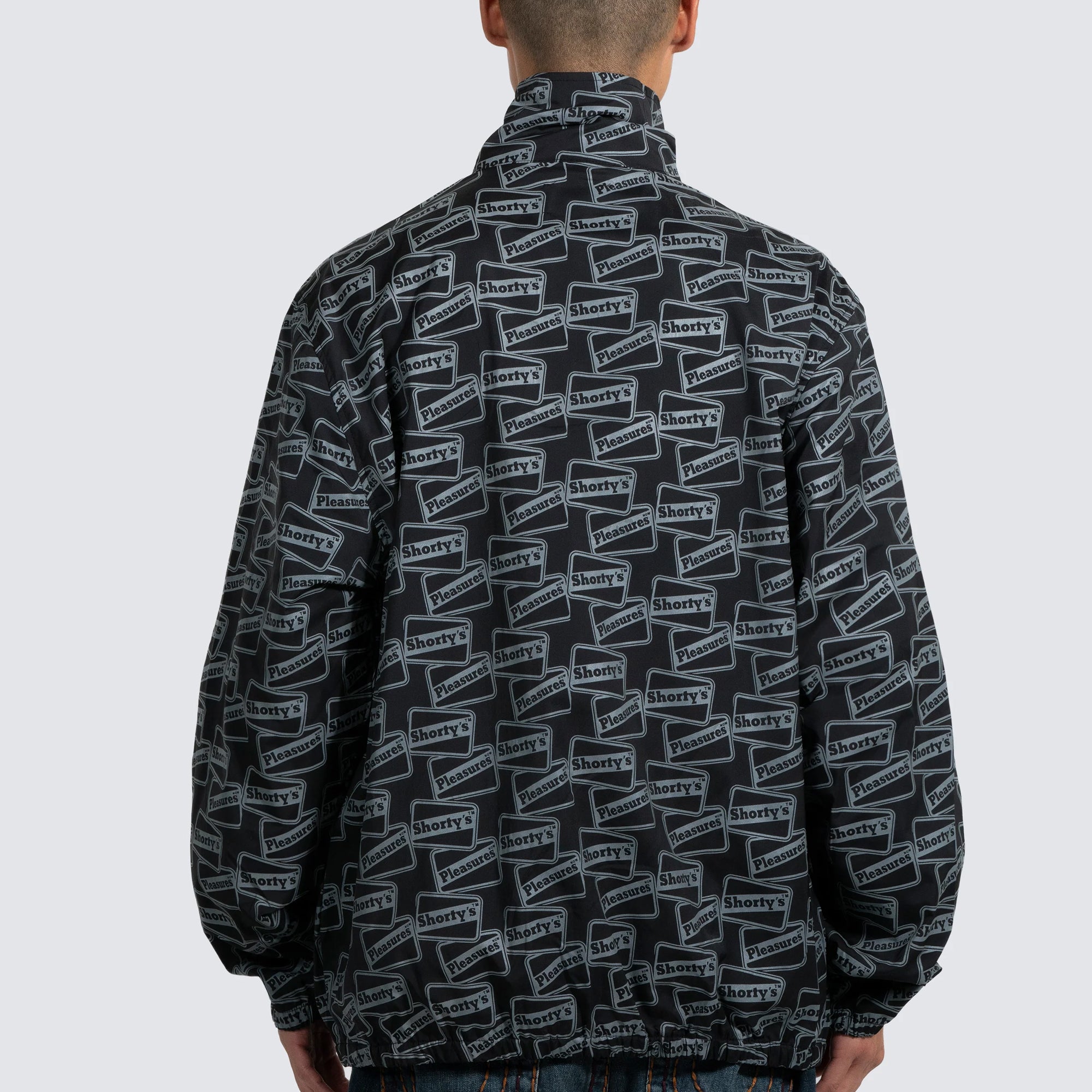 Pleasures x Shorty's Mens Reflective Track Jacket