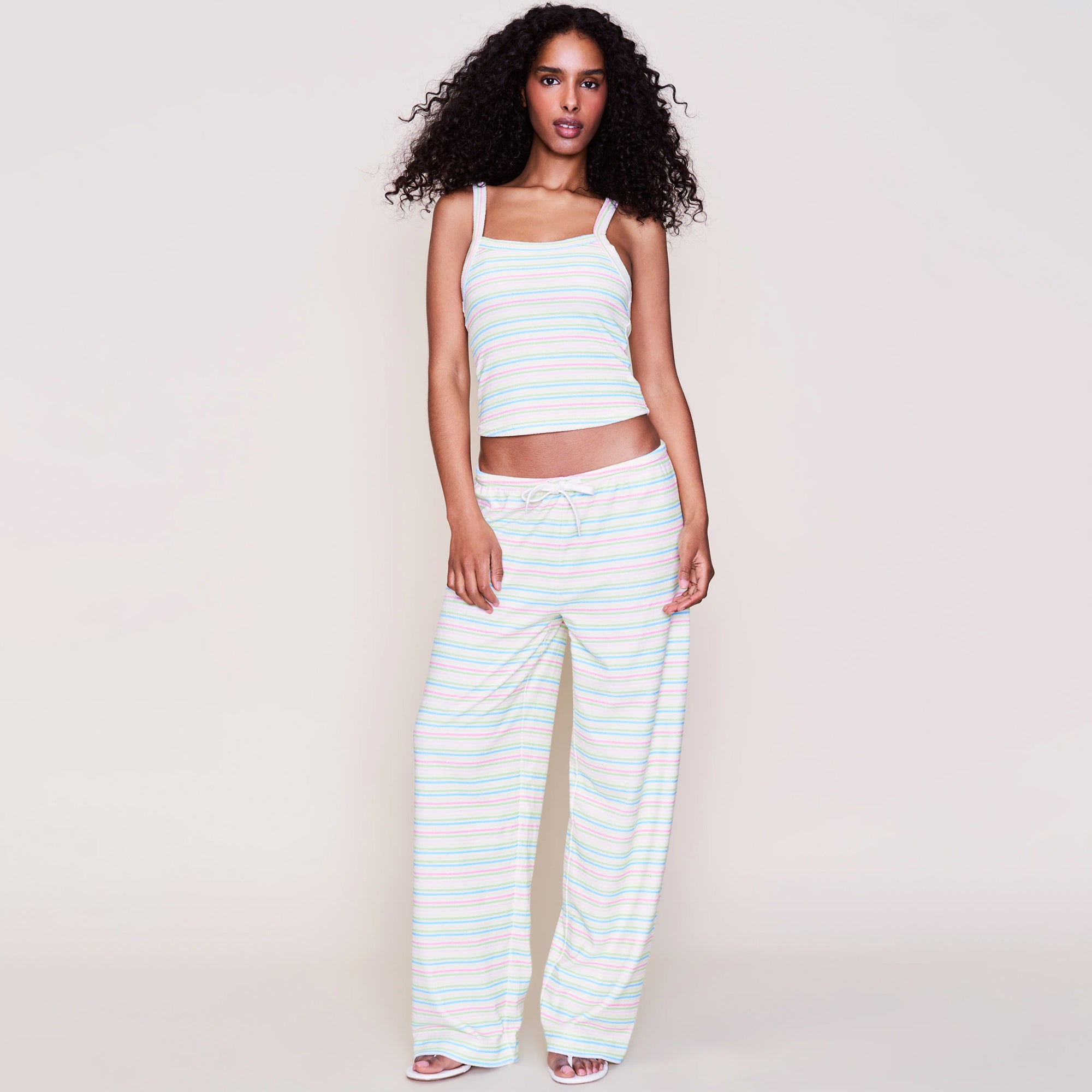 Guizio Womens Dani Terry Pants