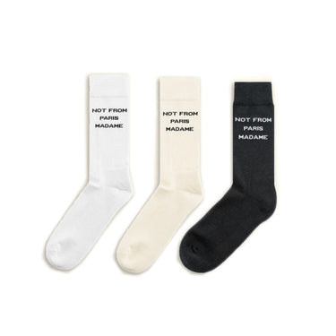 Drole De Monsieur Mens Slogan Socks