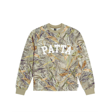 Patta Mens Nature Print Longsleeve Mesh Jersey