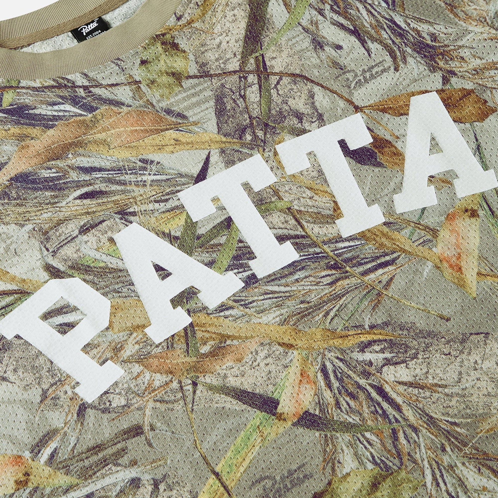 Patta Mens Nature Print Longsleeve Mesh Jersey