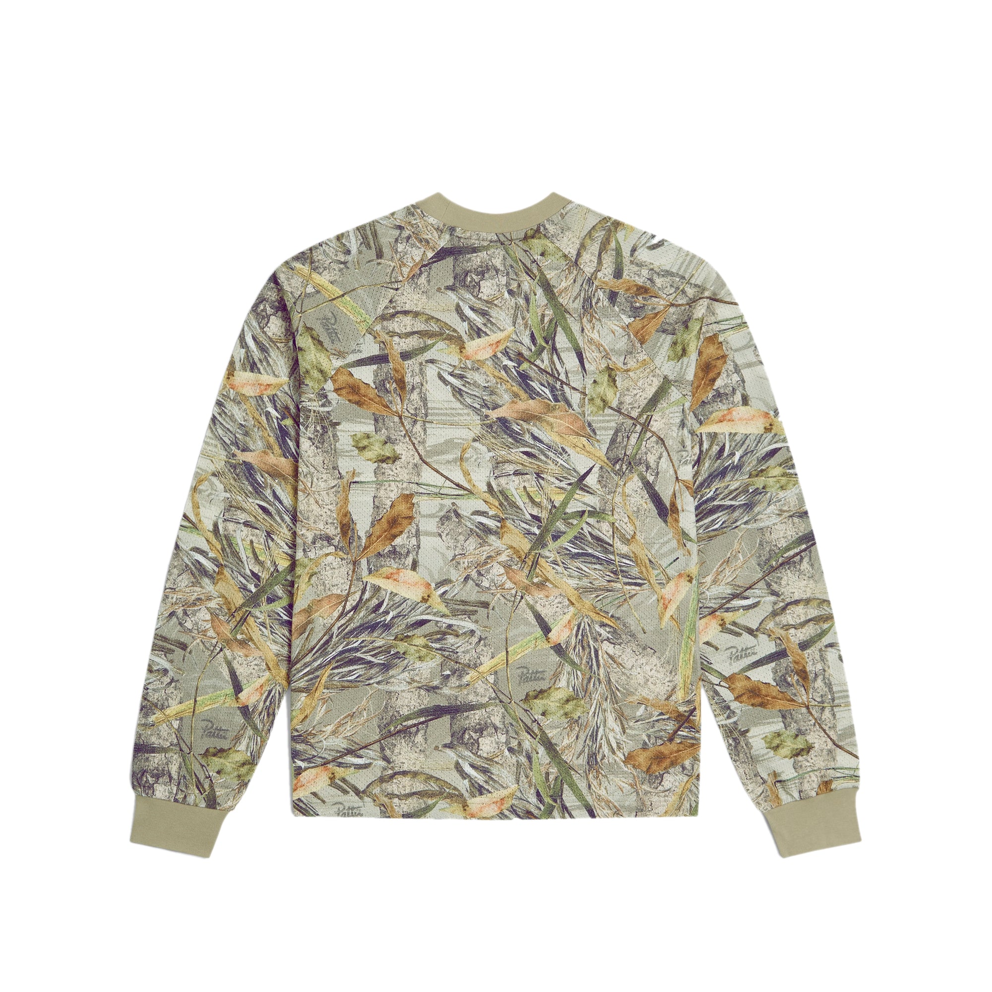 Patta Mens Nature Print Longsleeve Mesh Jersey