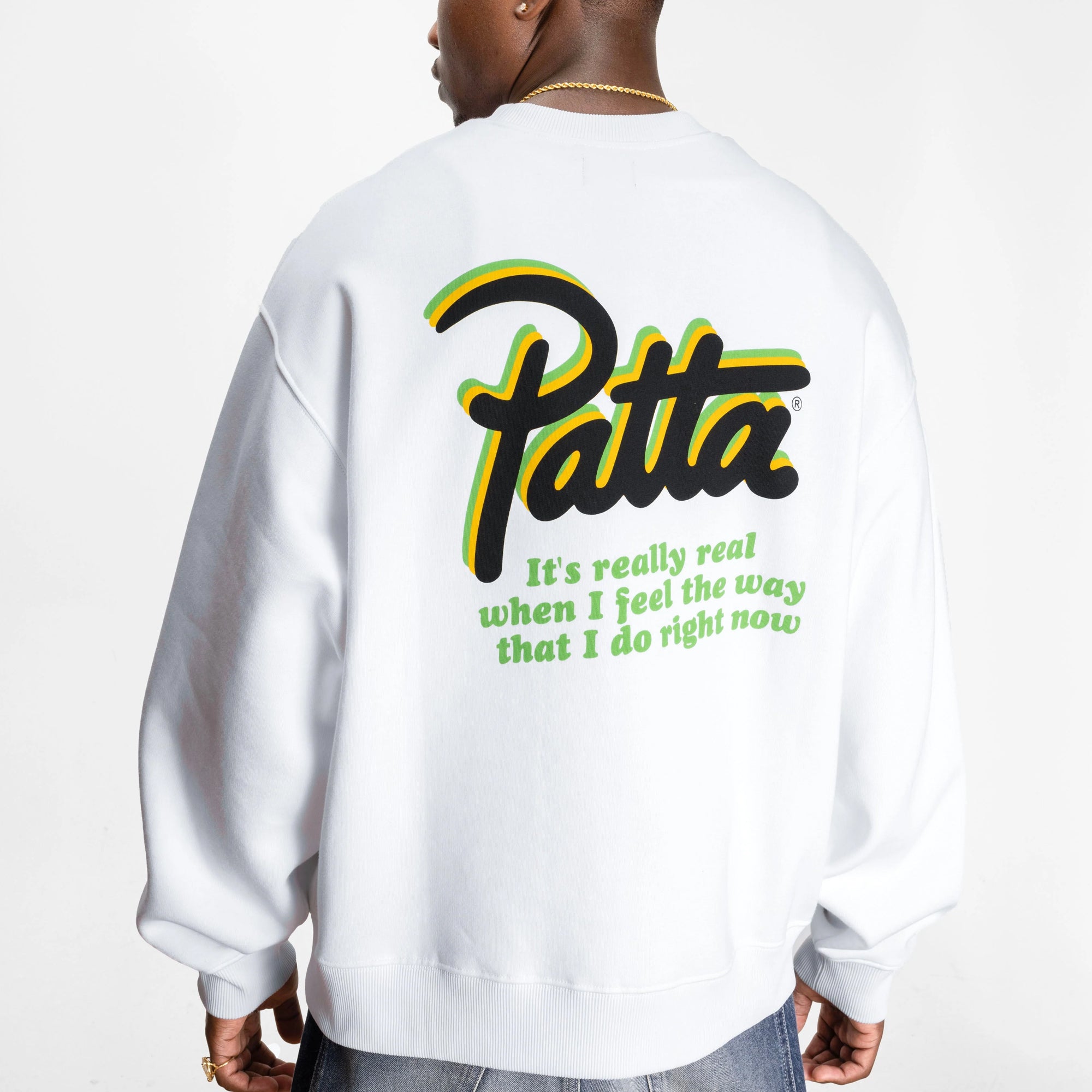 Patta Mens Block Party Crewneck Sweater