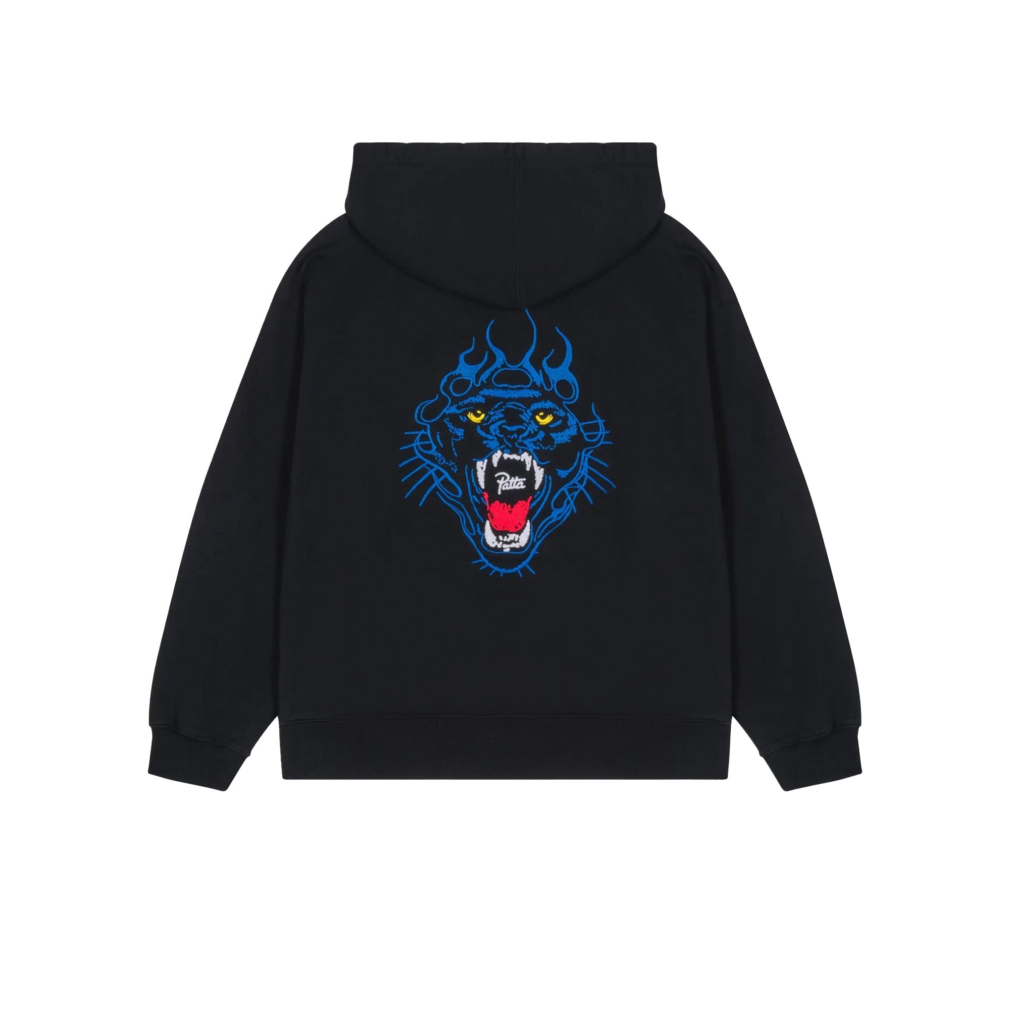 Patta Mens Embroidered Fire Panther Hoodie