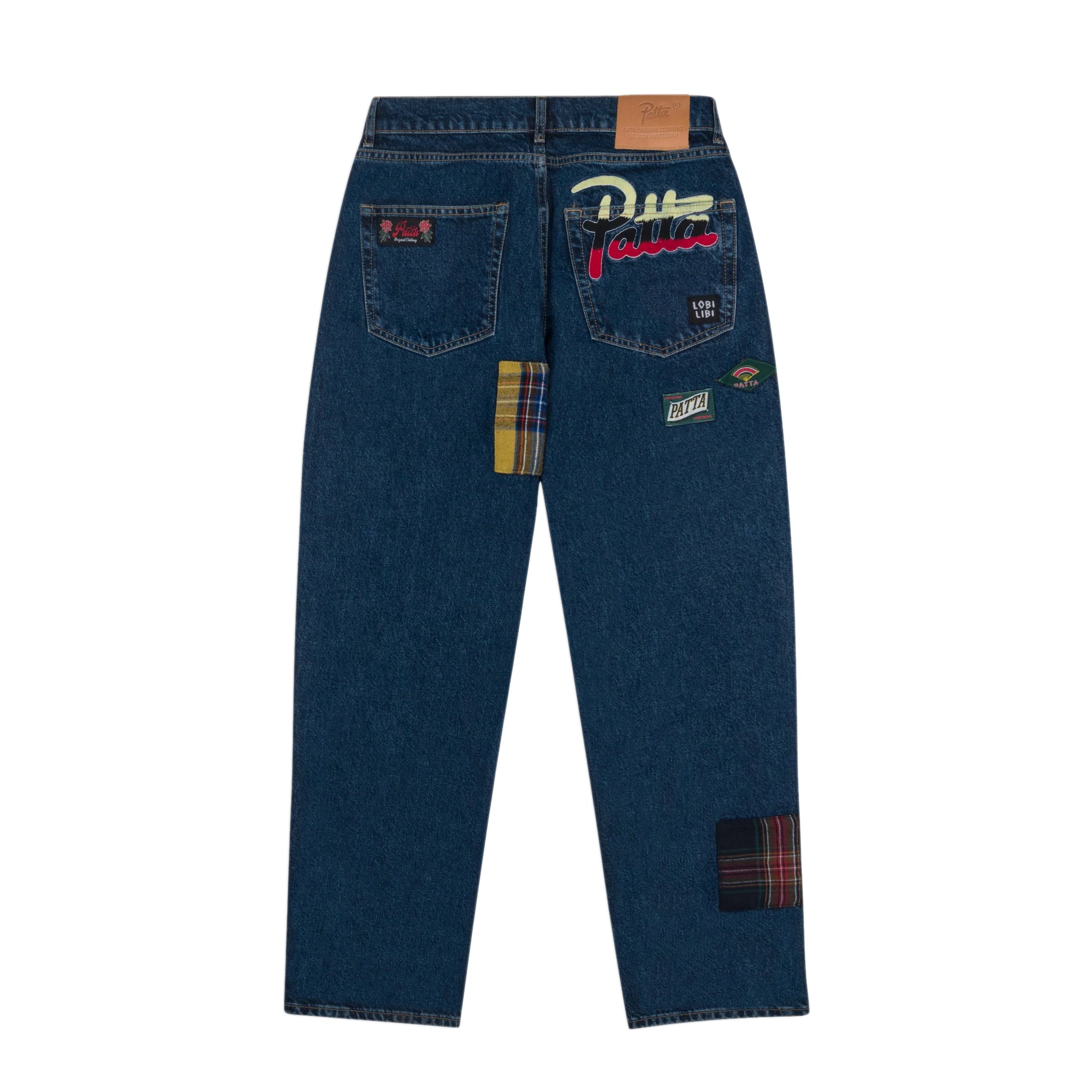 Patta Mens Whole Lotta Labels Denim Pants