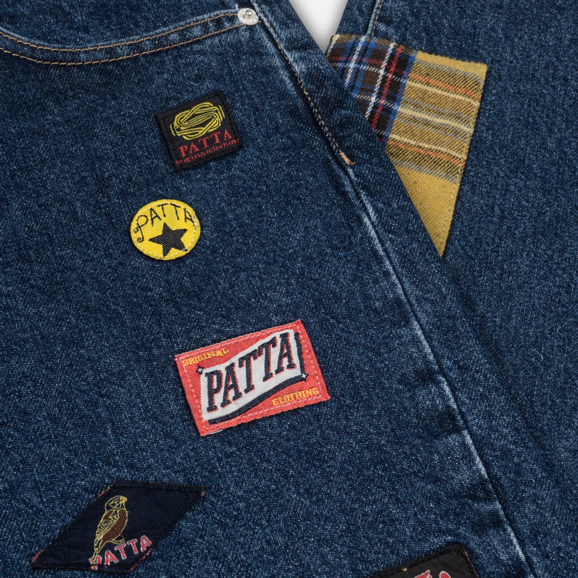 Patta Mens Whole Lotta Labels Denim Pants