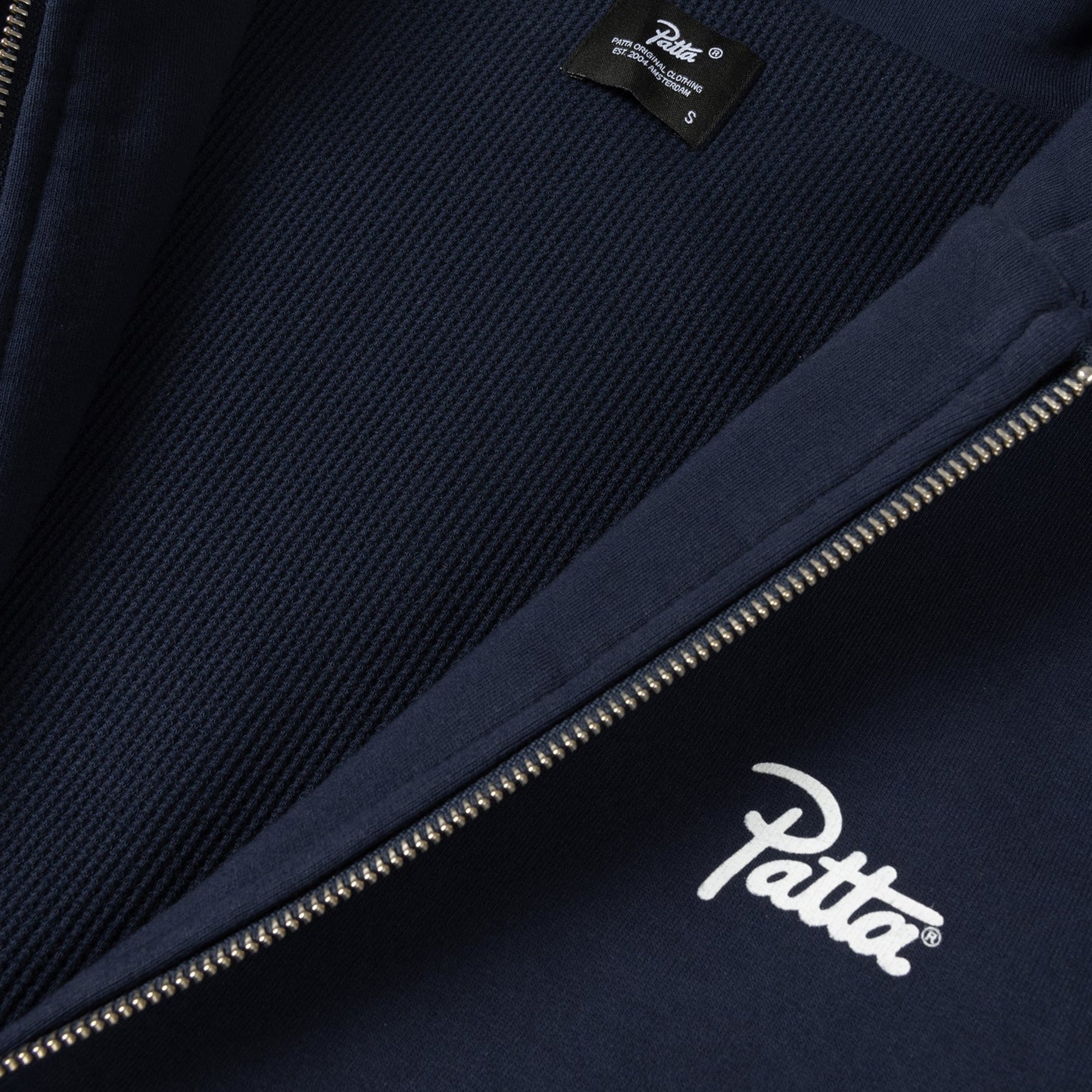 Patta Mens Classic Zip-Up Hoodie